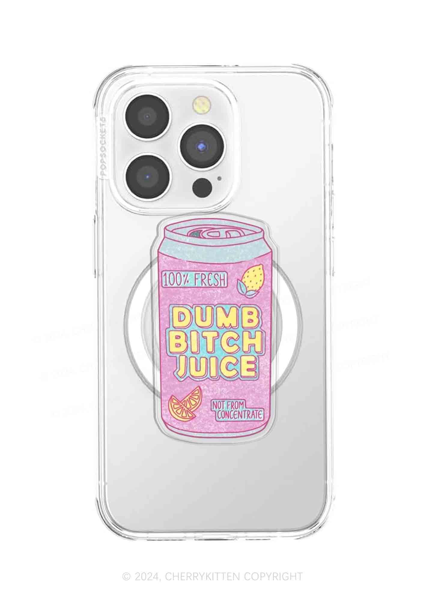 Dumb Bxxch Juice Y2K Magnetic Phone Grip Holder Cherrykitten - Image 2