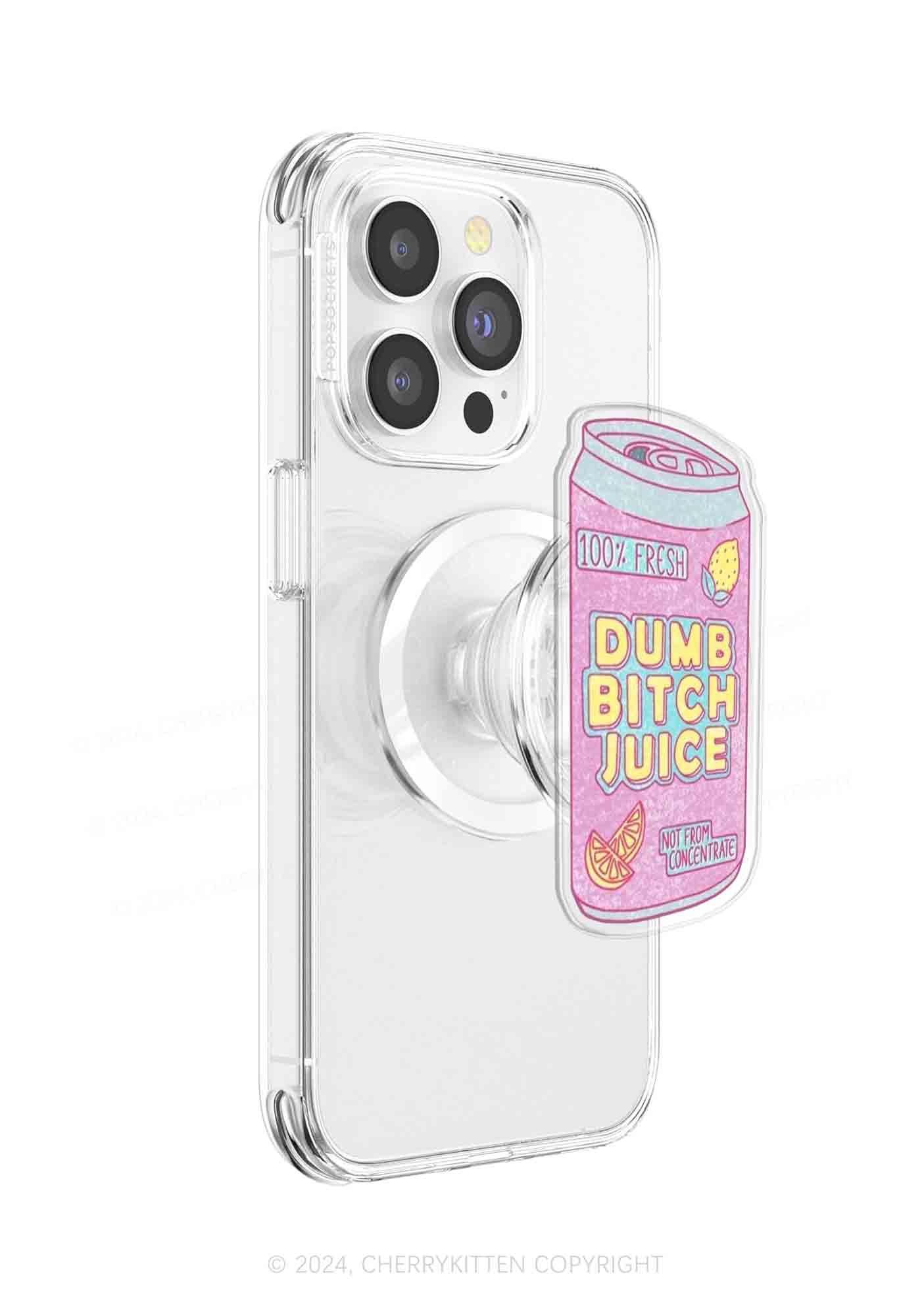 Dumb Bxxch Juice Y2K Magnetic Phone Grip Holder Cherrykitten - Image 3