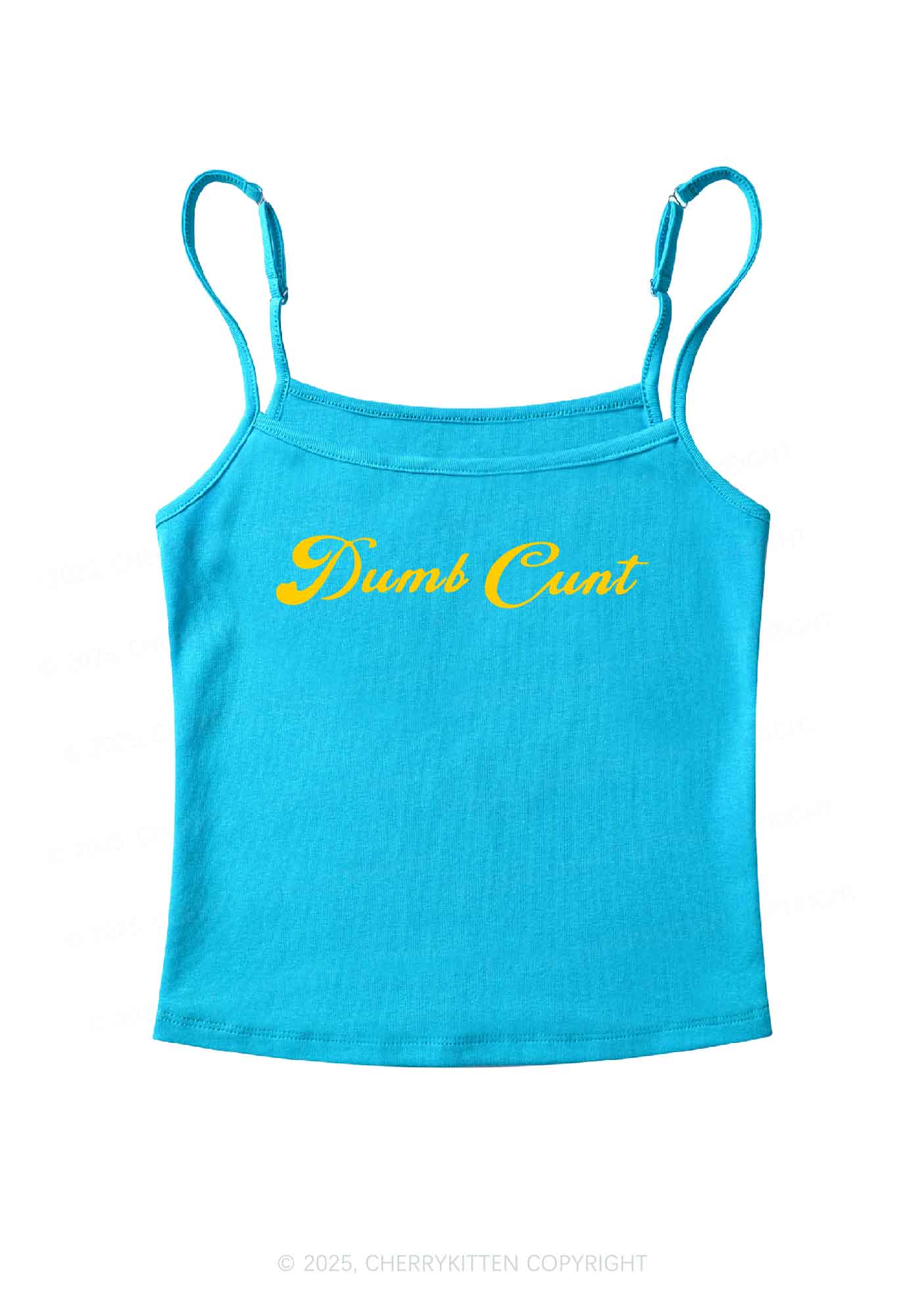 Dumb Cxxt Y2K Spaghetti Strap Cami Cherrykitten - Image 6