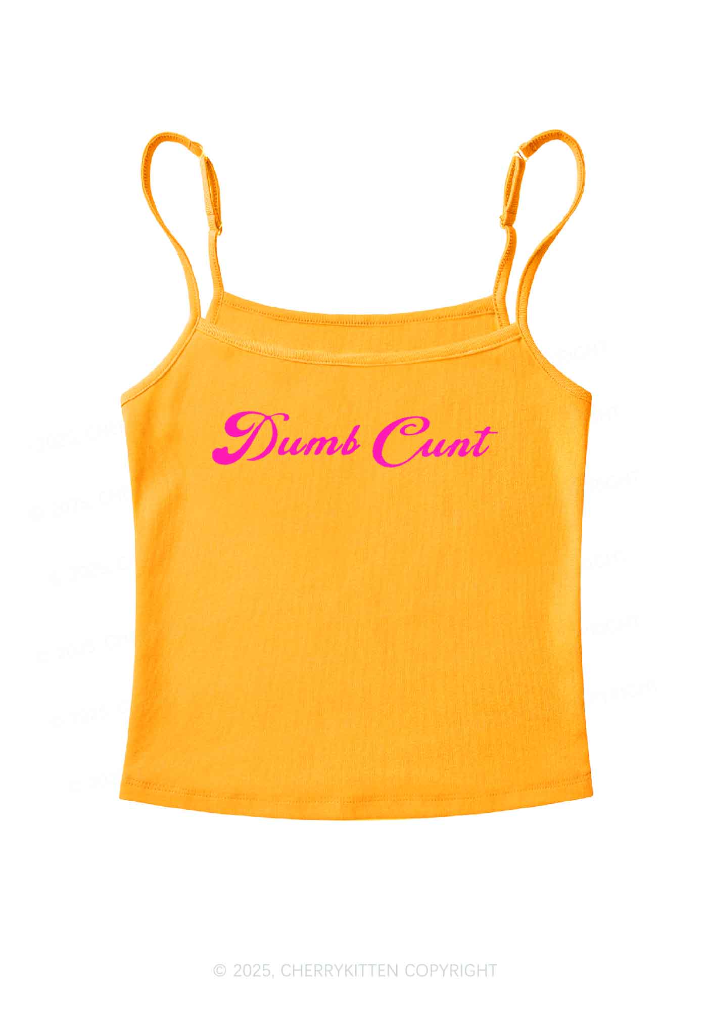 Dumb Cxxt Y2K Spaghetti Strap Cami Cherrykitten - Image 7
