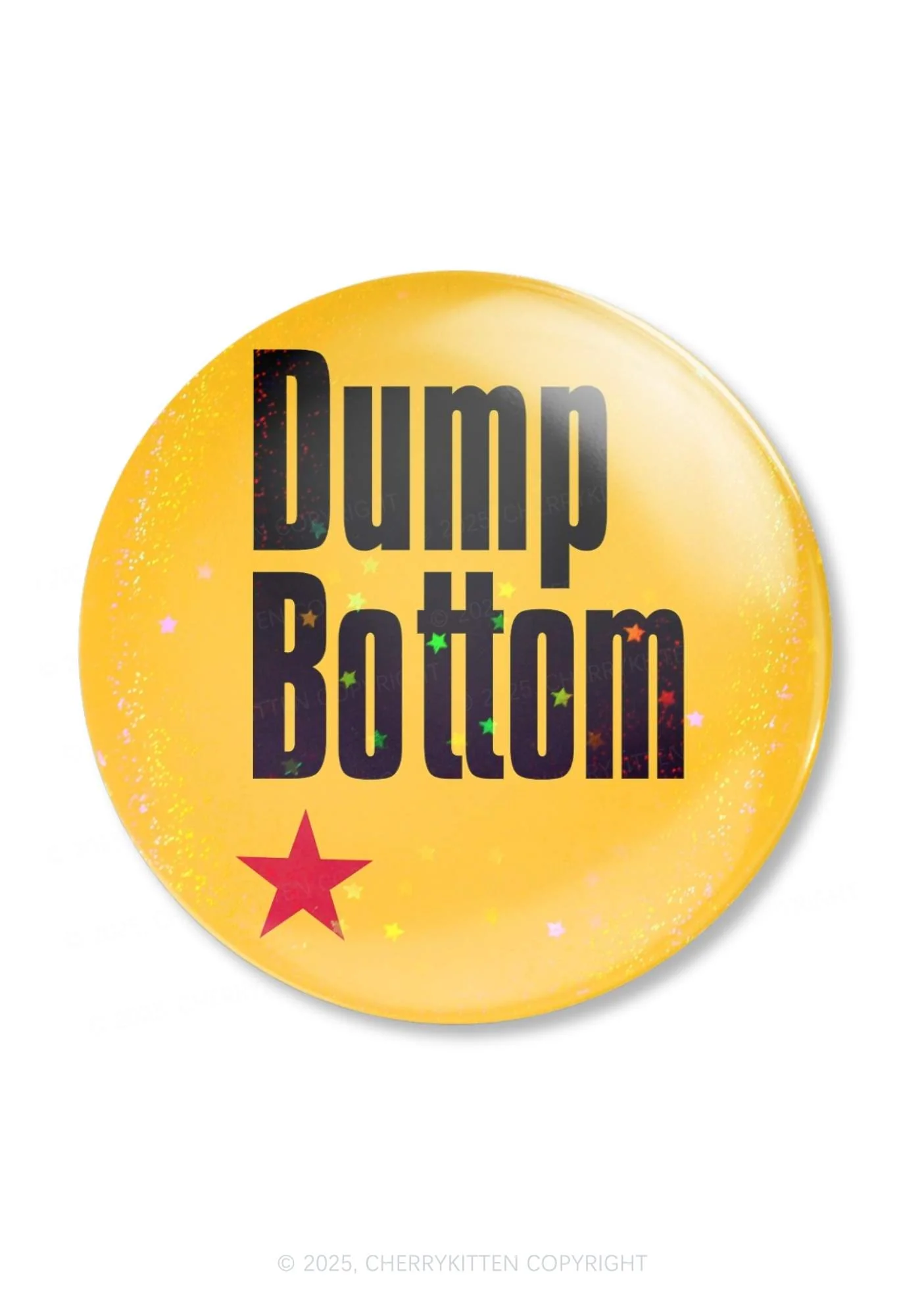 Dump Bottom Pride 1Pc Y2K Pin Badge Cherrykitten - Image 3