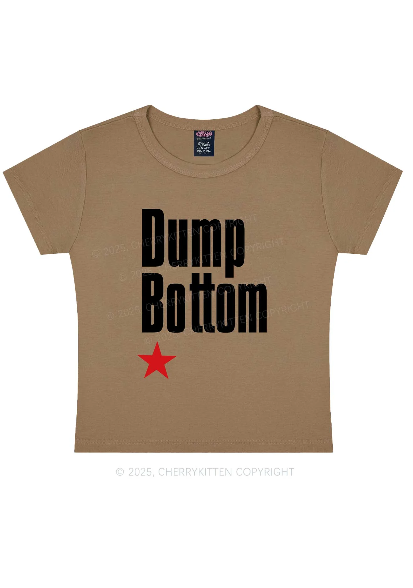 Dump Bottom Pride Y2K Baby Tee Cherrykitten - Image 10
