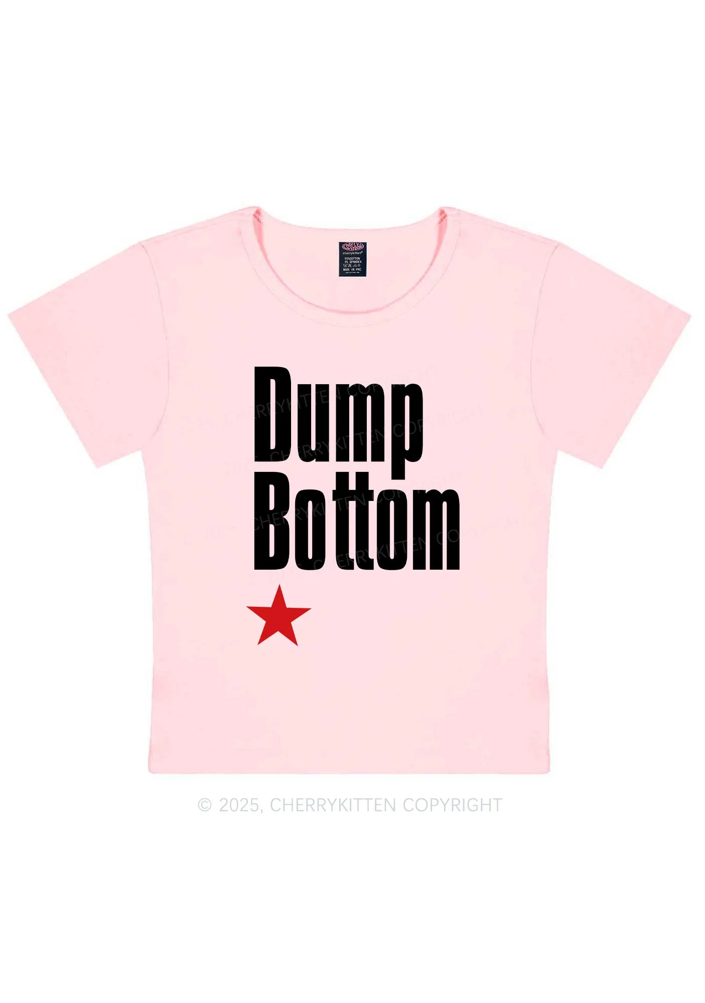 Dump Bottom Pride Y2K Baby Tee Cherrykitten - Image 12