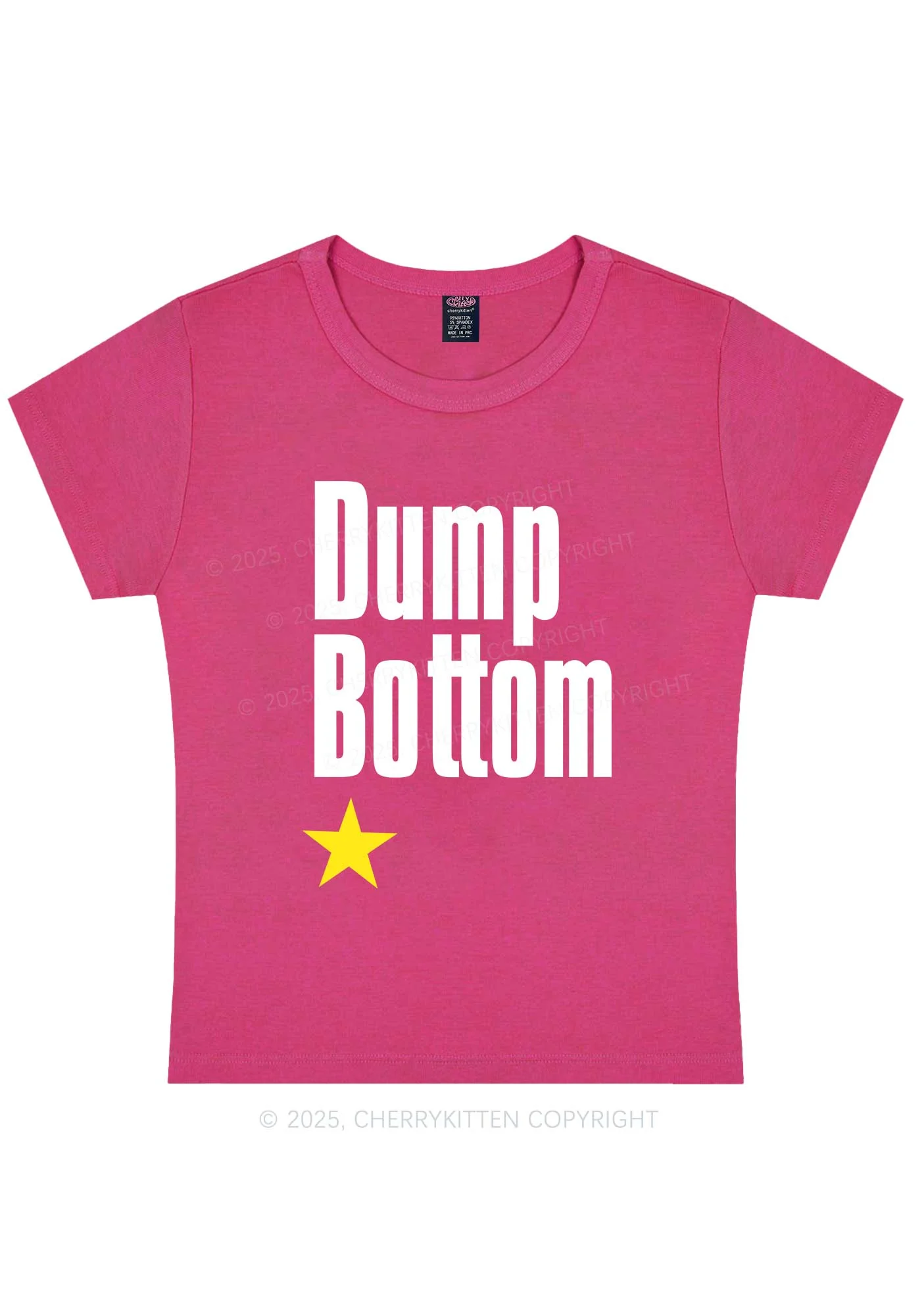 Dump Bottom Pride Y2K Baby Tee Cherrykitten - Image 7