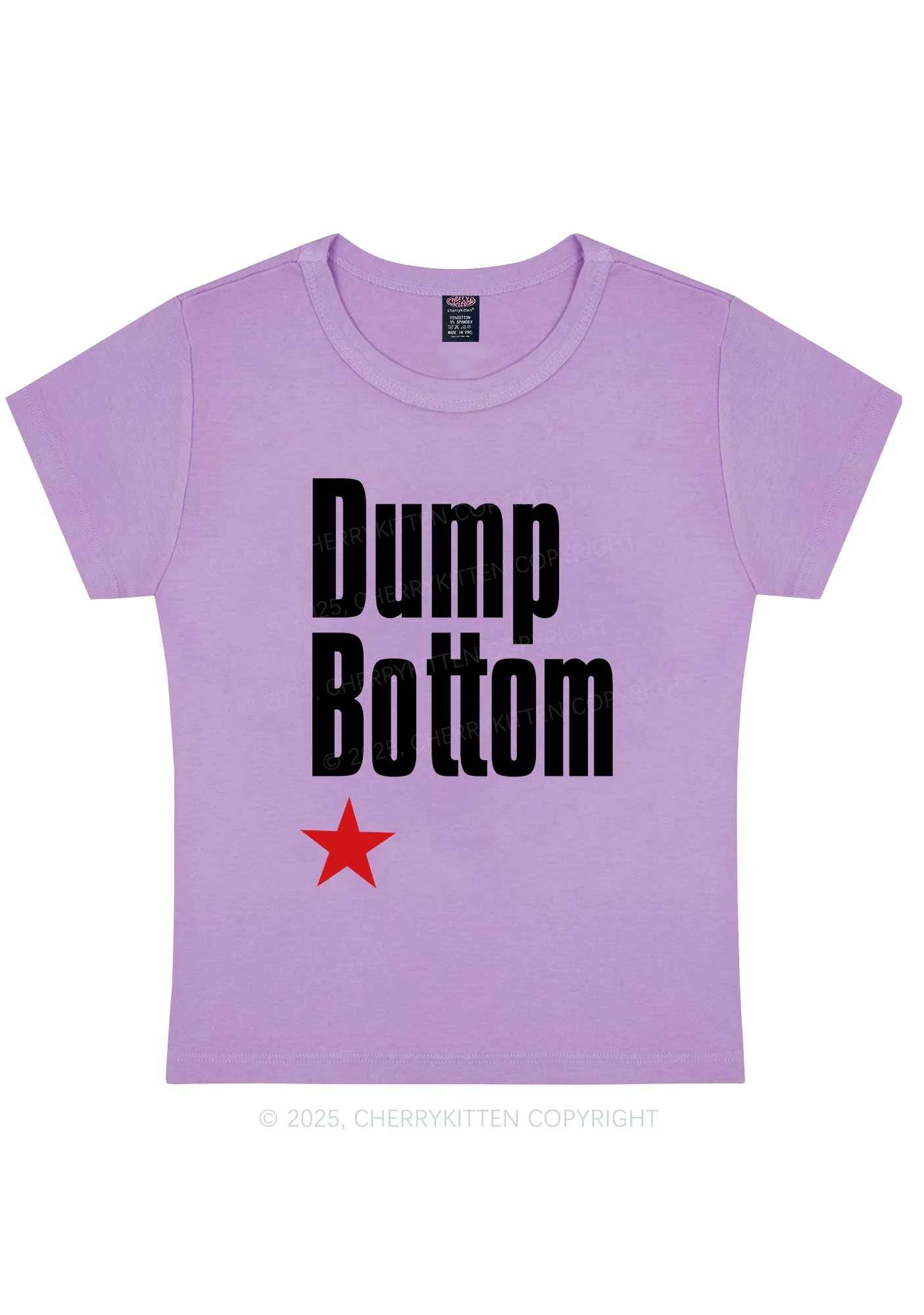 Dump Bottom Pride Y2K Baby Tee Cherrykitten - Image 8