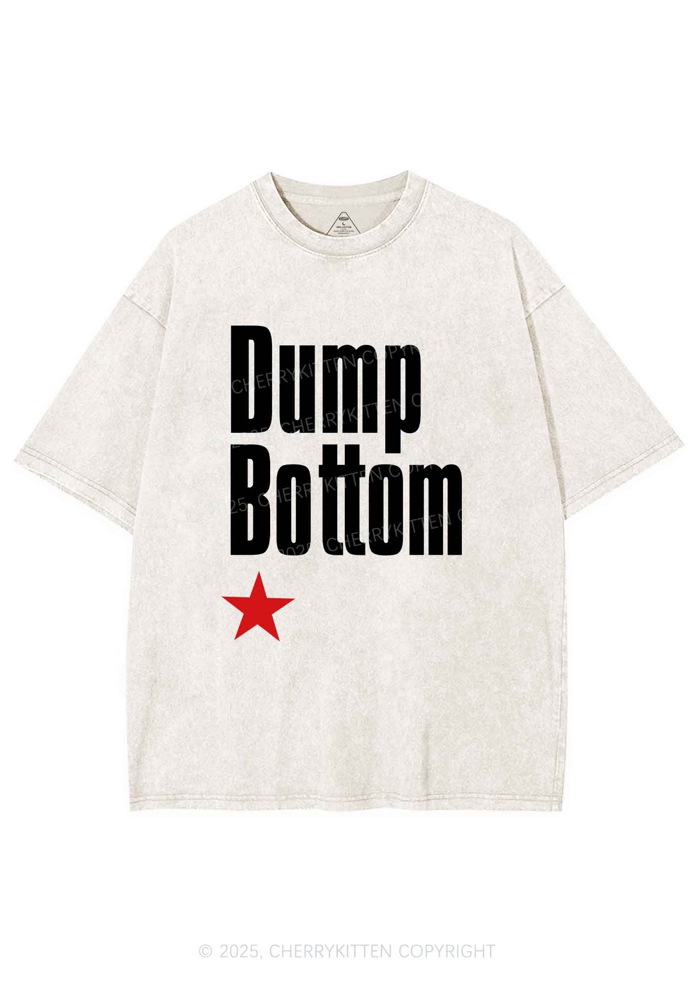 Dump Bottom Pride Y2K Shirts Washed Tee Cherrykitten - Image 5