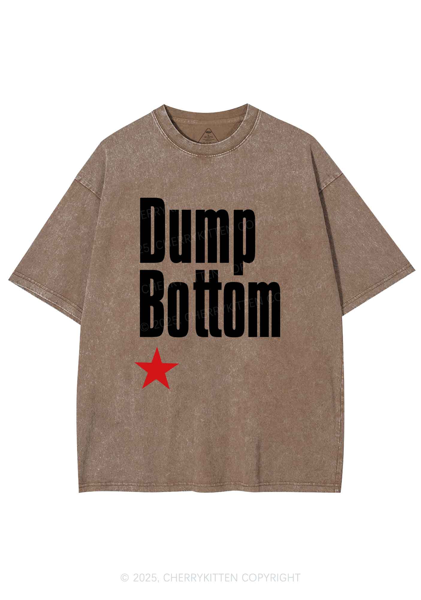 Dump Bottom Pride Y2K Shirts Washed Tee Cherrykitten - Image 6