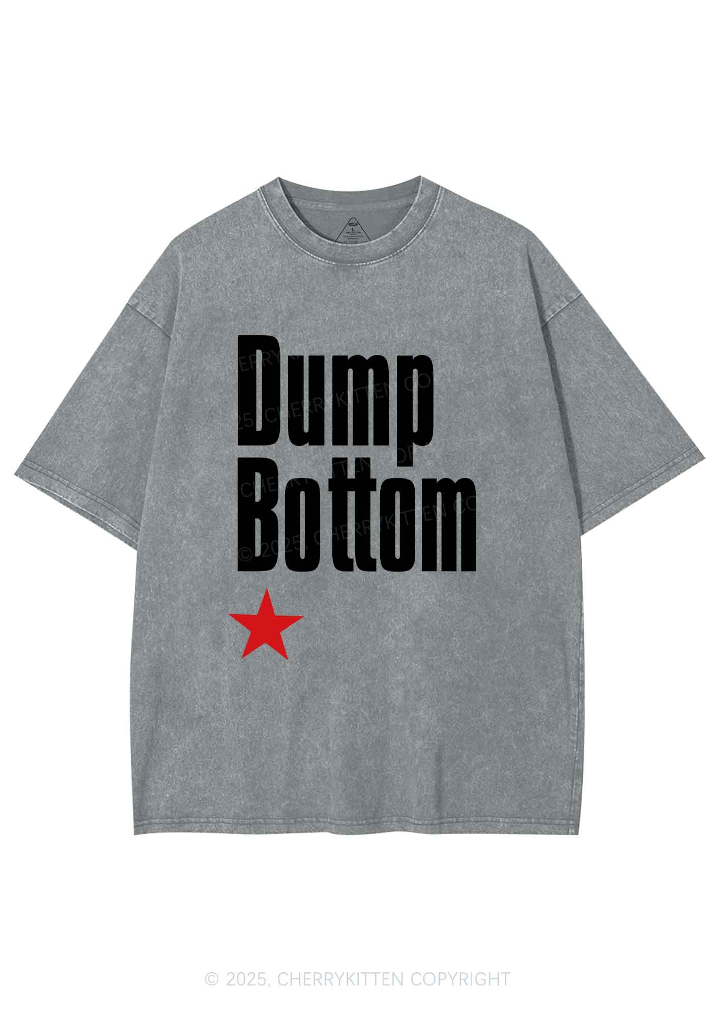 Dump Bottom Pride Y2K Shirts Washed Tee Cherrykitten - Image 7
