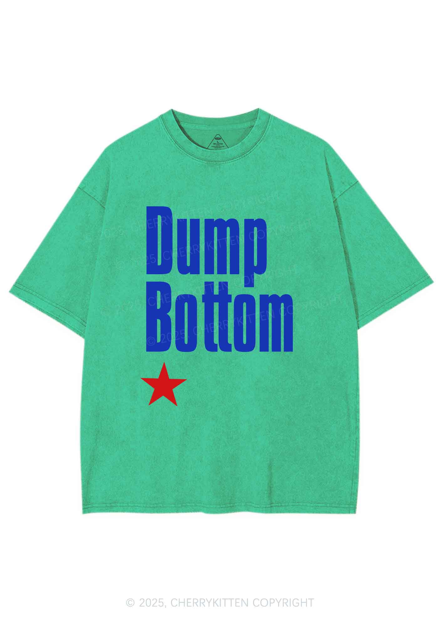 Dump Bottom Pride Y2K Shirts Washed Tee Cherrykitten - Image 8