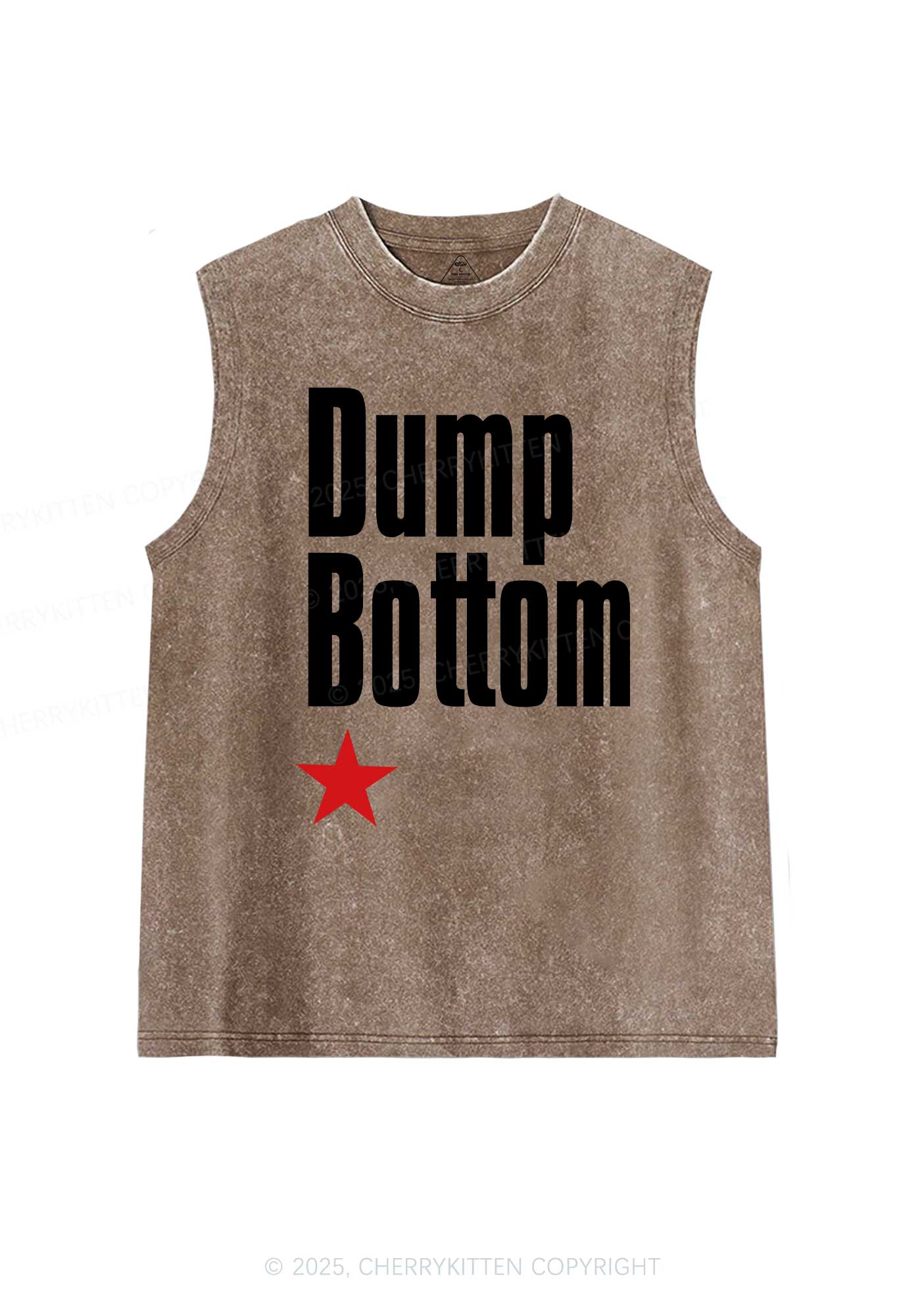 Dump Bottom Pride Y2K Washed Muscle Tank Cherrykitten - Image 7