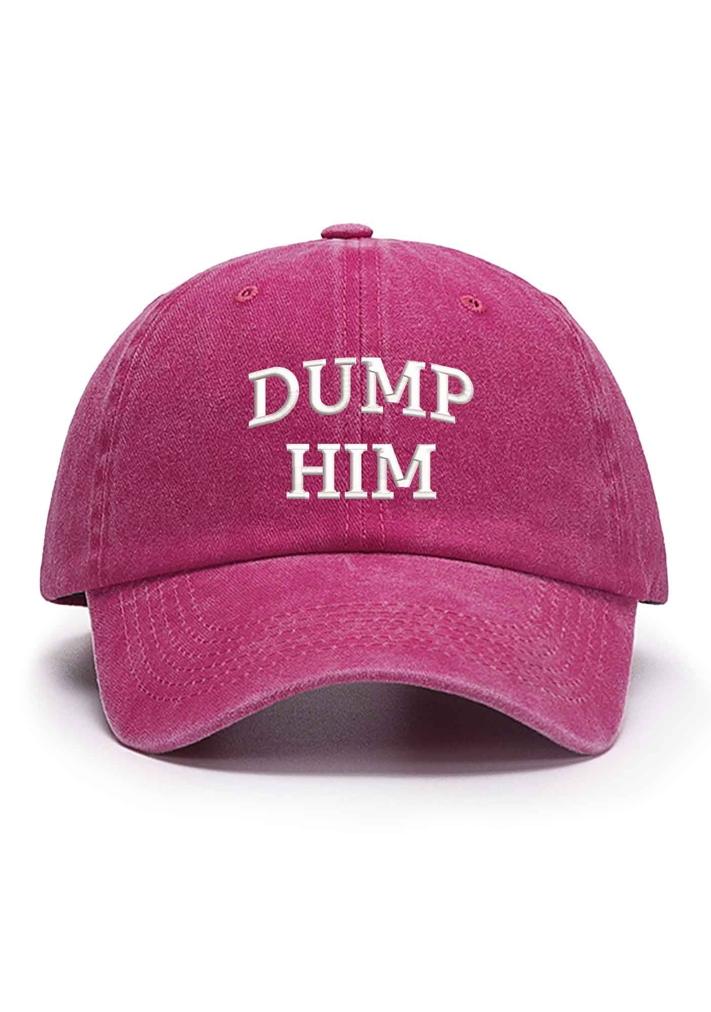 Dump Him Embroidered Baseball Cap - Image 3
