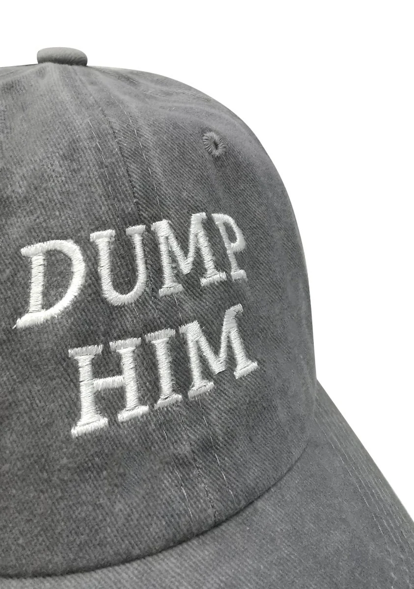 Dump Him Embroidered Baseball Cap - Image 5