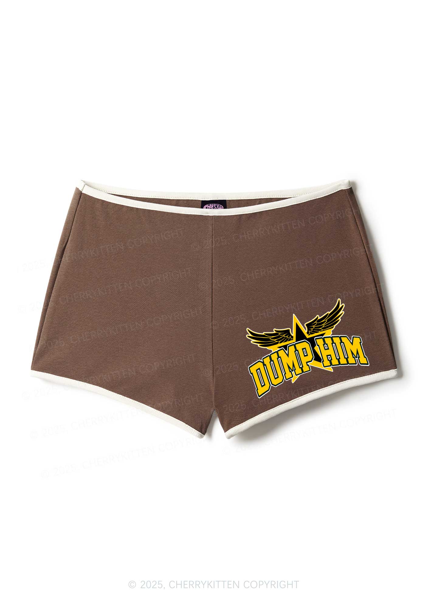 Dump Him Winged Star Y2K Booty Shorts Cherrykitten - Image 3