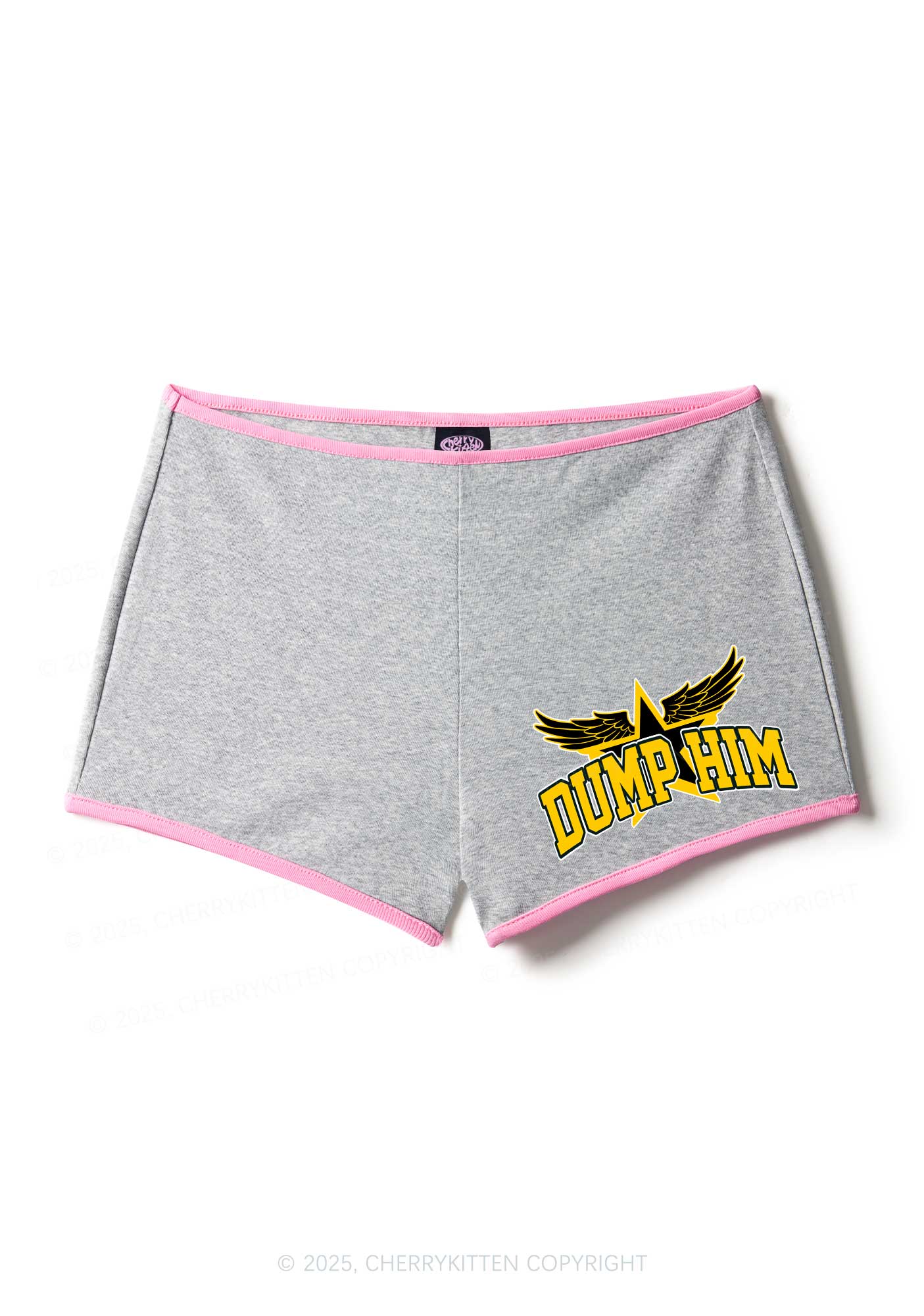 Dump Him Winged Star Y2K Booty Shorts Cherrykitten - Image 6