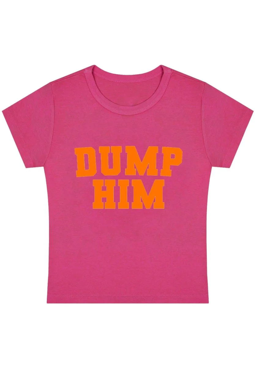 Dump Him Y2k Baby Tee - Image 10
