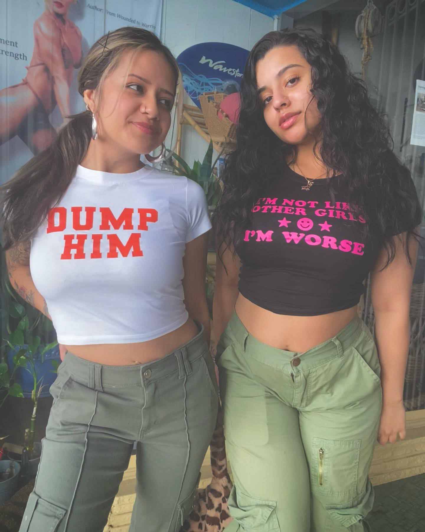 Dump Him Y2k Baby Tee - Image 4