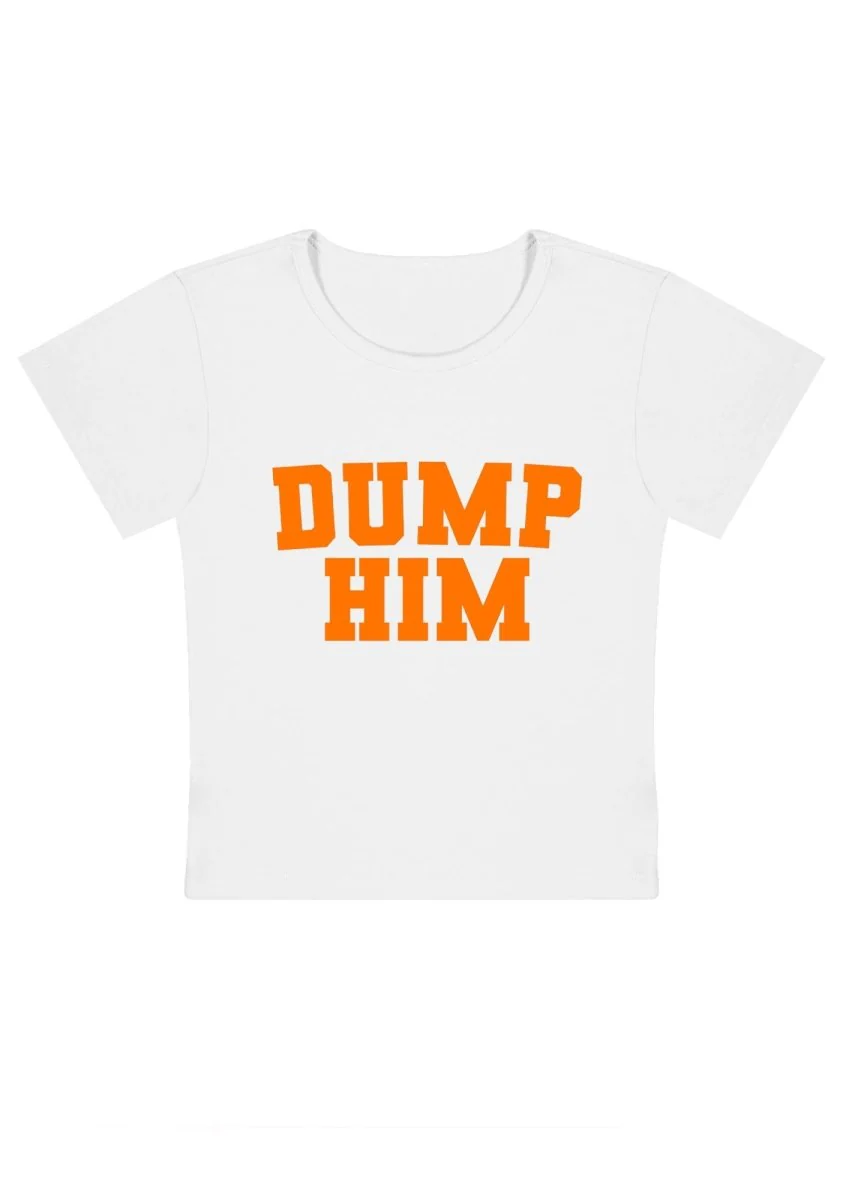 Dump Him Y2k Baby Tee - Image 5