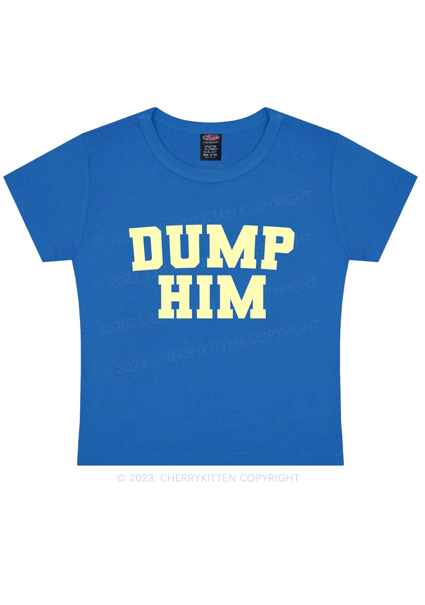Dump Him Y2k Baby Tee - Image 7