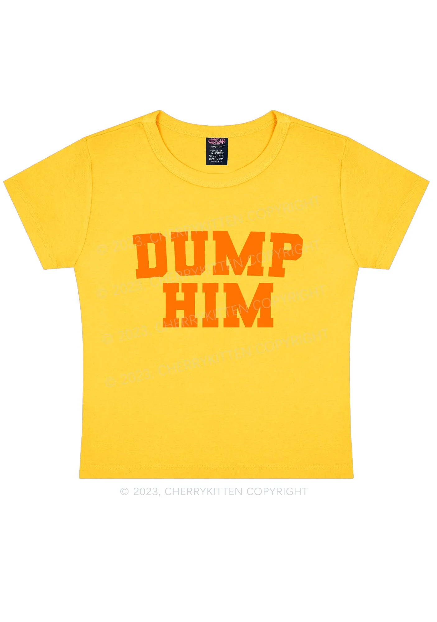 Dump Him Y2k Baby Tee - Image 8