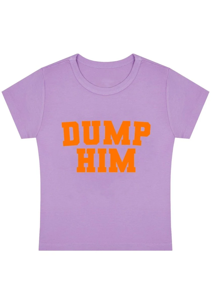 Dump Him Y2k Baby Tee - Image 9