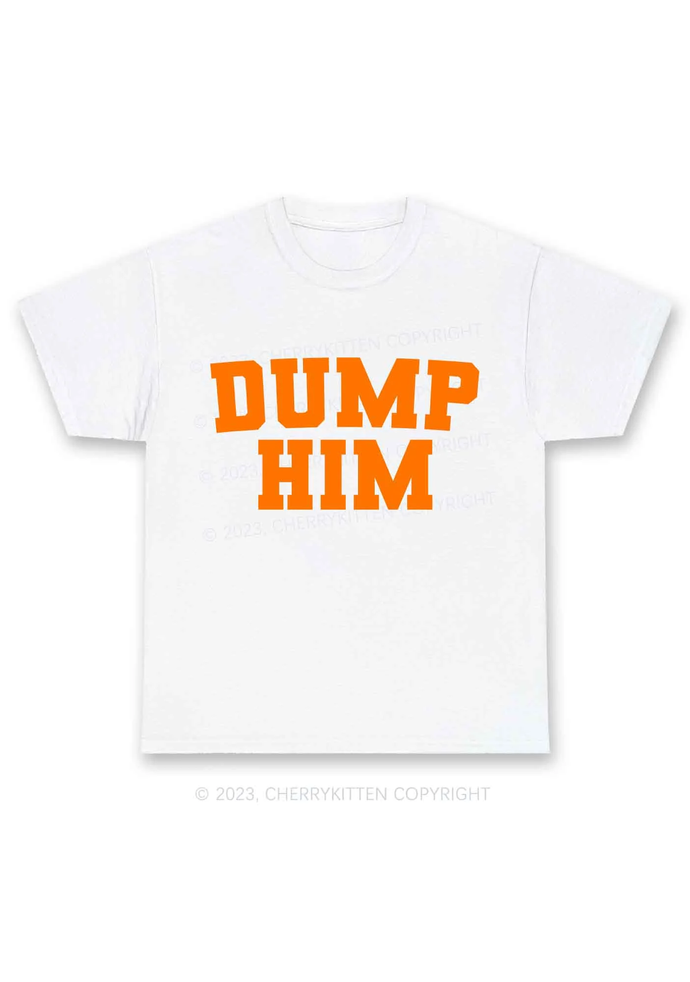 Dump Him Y2K Chunky Shirt Cherrykitten - Image 3