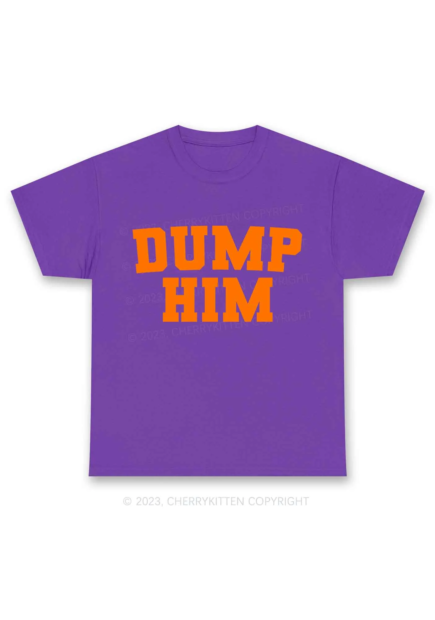 Dump Him Y2K Chunky Shirt Cherrykitten - Image 8