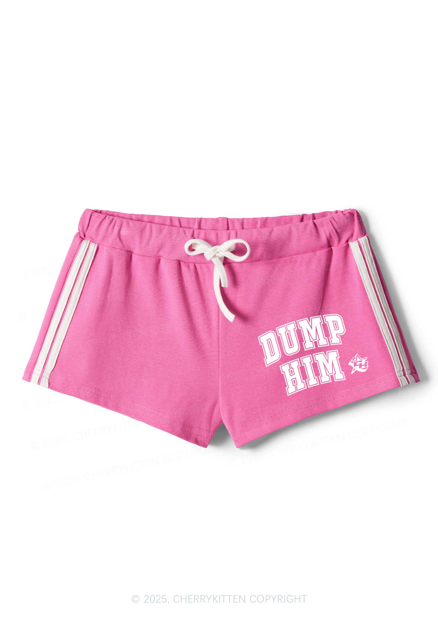 Dump Him Y2K Drawstring Mini Shorts Cherrykitten - Image 2