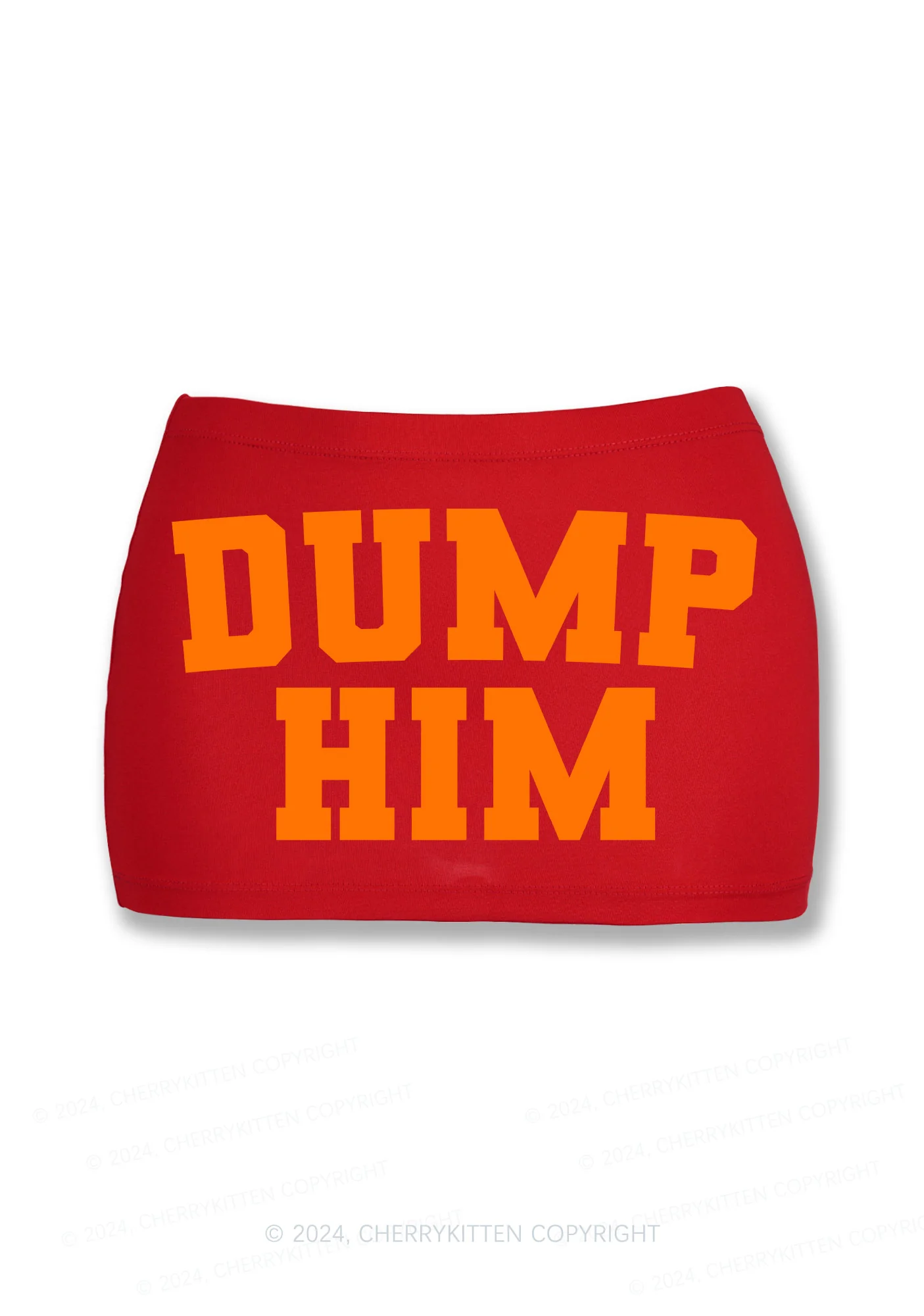 Dump Him Y2K Mini Hip Skirt Cherrykitten - Image 3