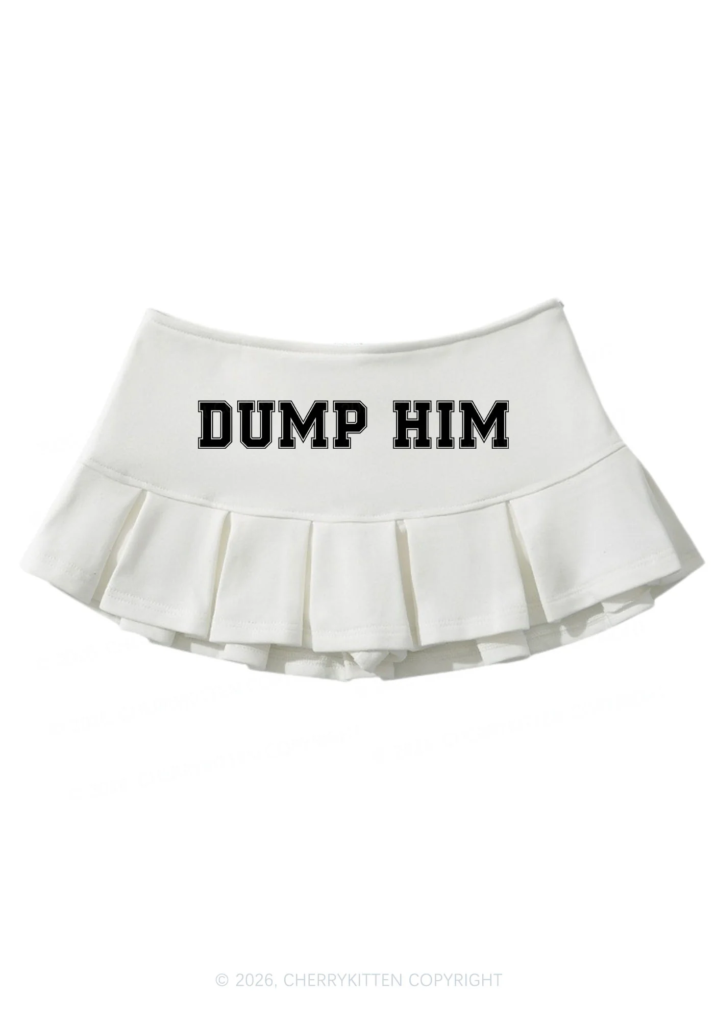 Dump Him Y2K Mini Pleated Skirts Cherrykitten - Image 5