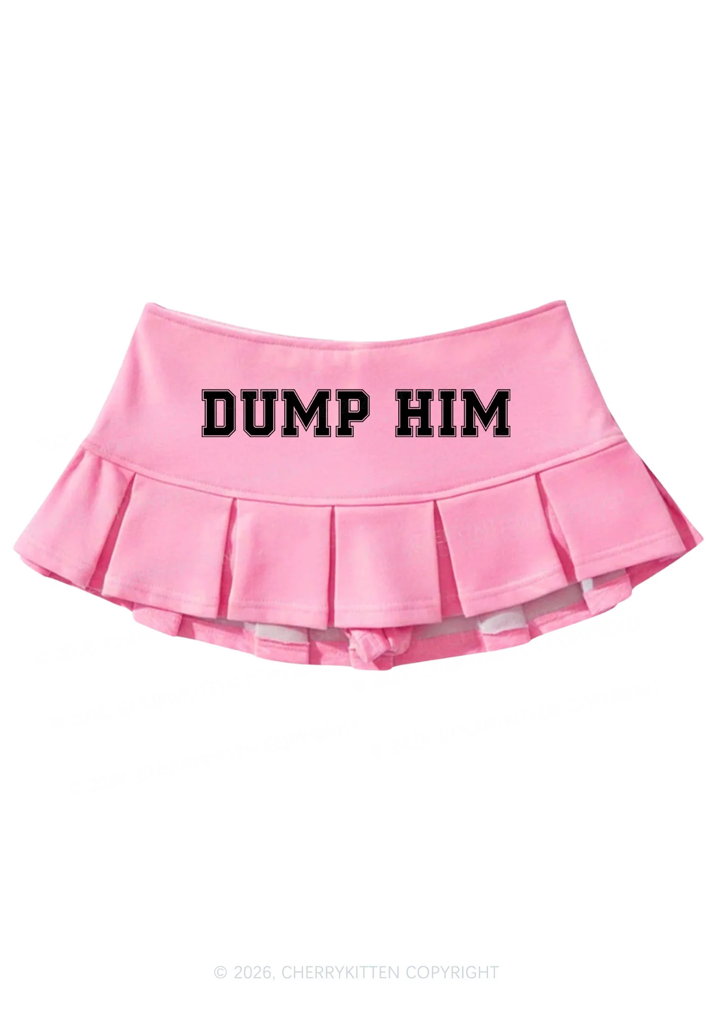 Dump Him Y2K Mini Pleated Skirts Cherrykitten - Image 6