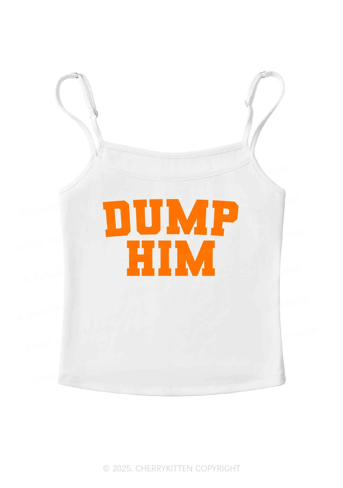 Dump Him Y2K Spaghetti Strap Cami Cherrykitten - Image 3