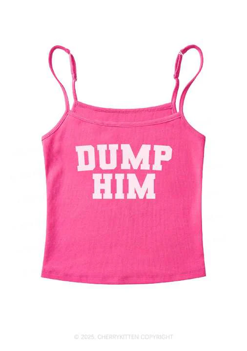 Dump Him Y2K Spaghetti Strap Cami Cherrykitten - Image 4