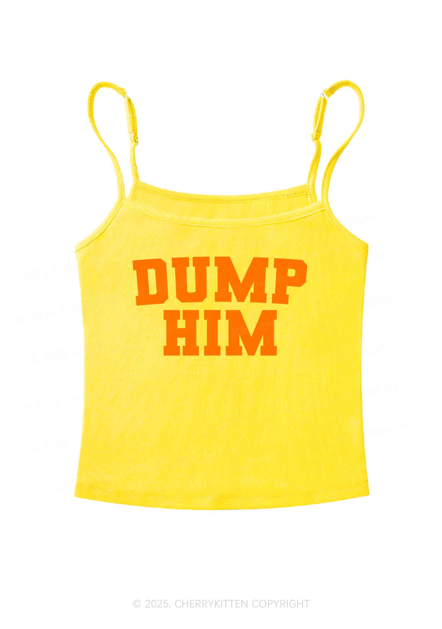 Dump Him Y2K Spaghetti Strap Cami Cherrykitten - Image 5