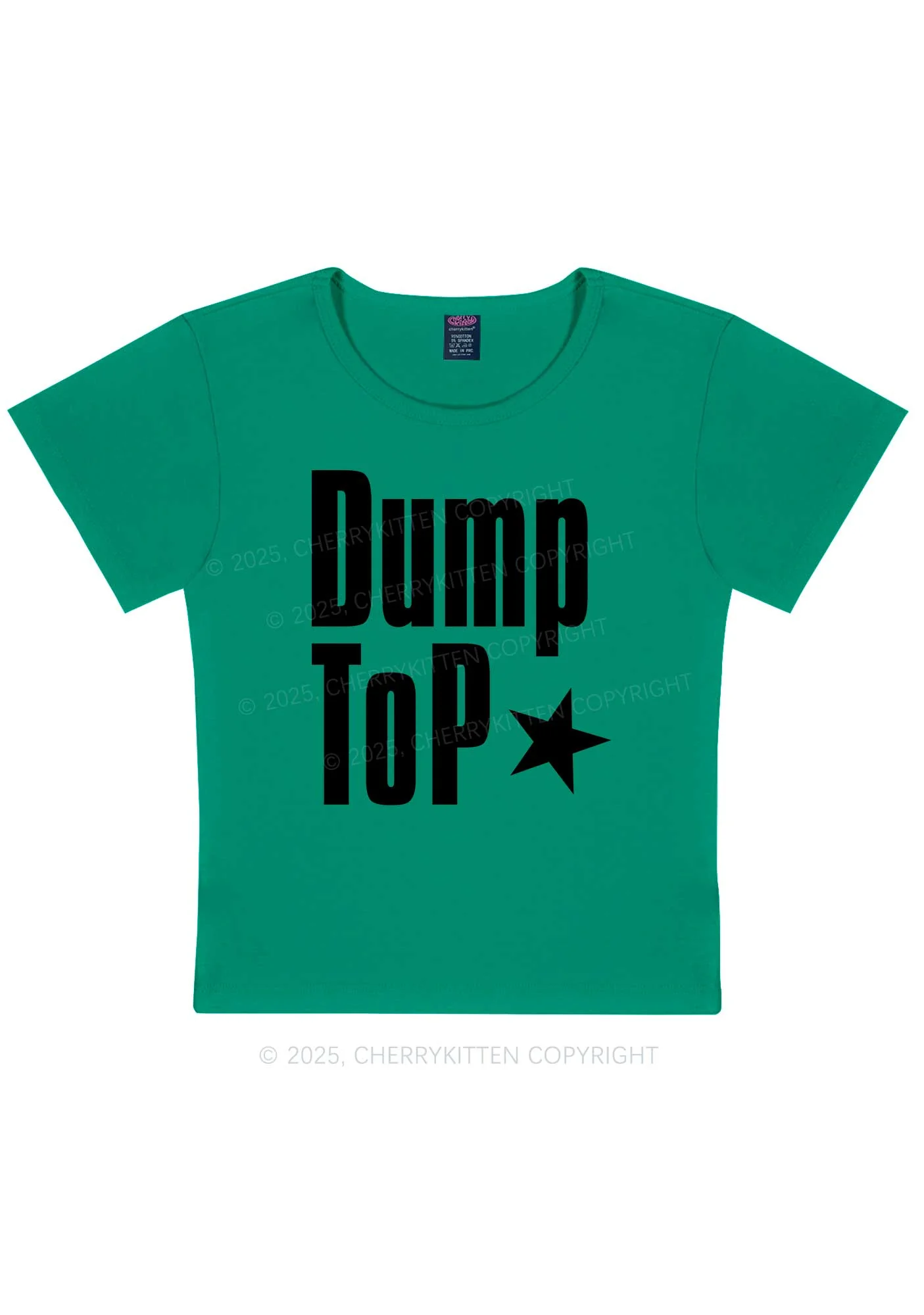 Dump Top Pride Y2K Baby Tee Cherrykitten - Image 13