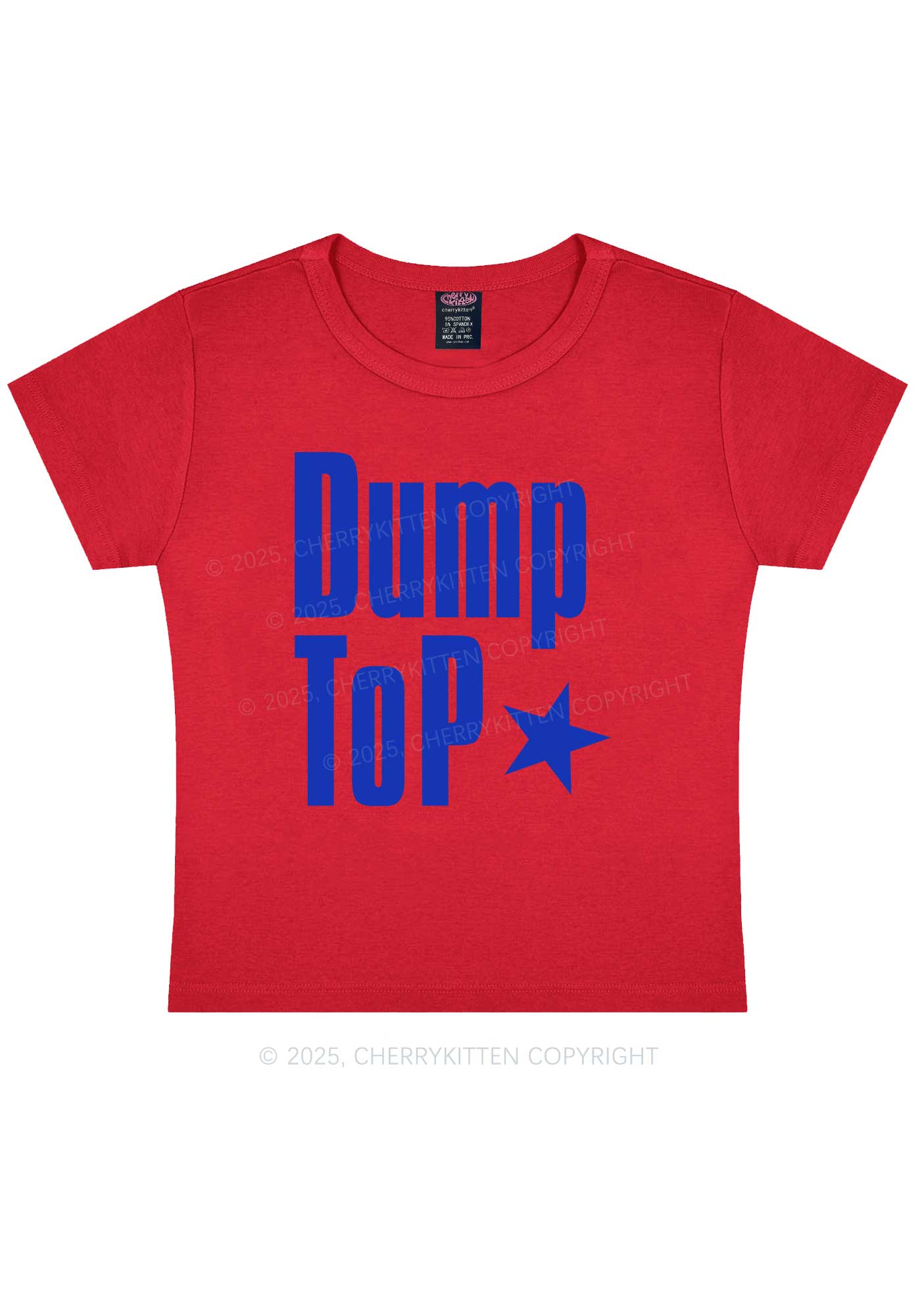 Dump Top Pride Y2K Baby Tee Cherrykitten - Image 8