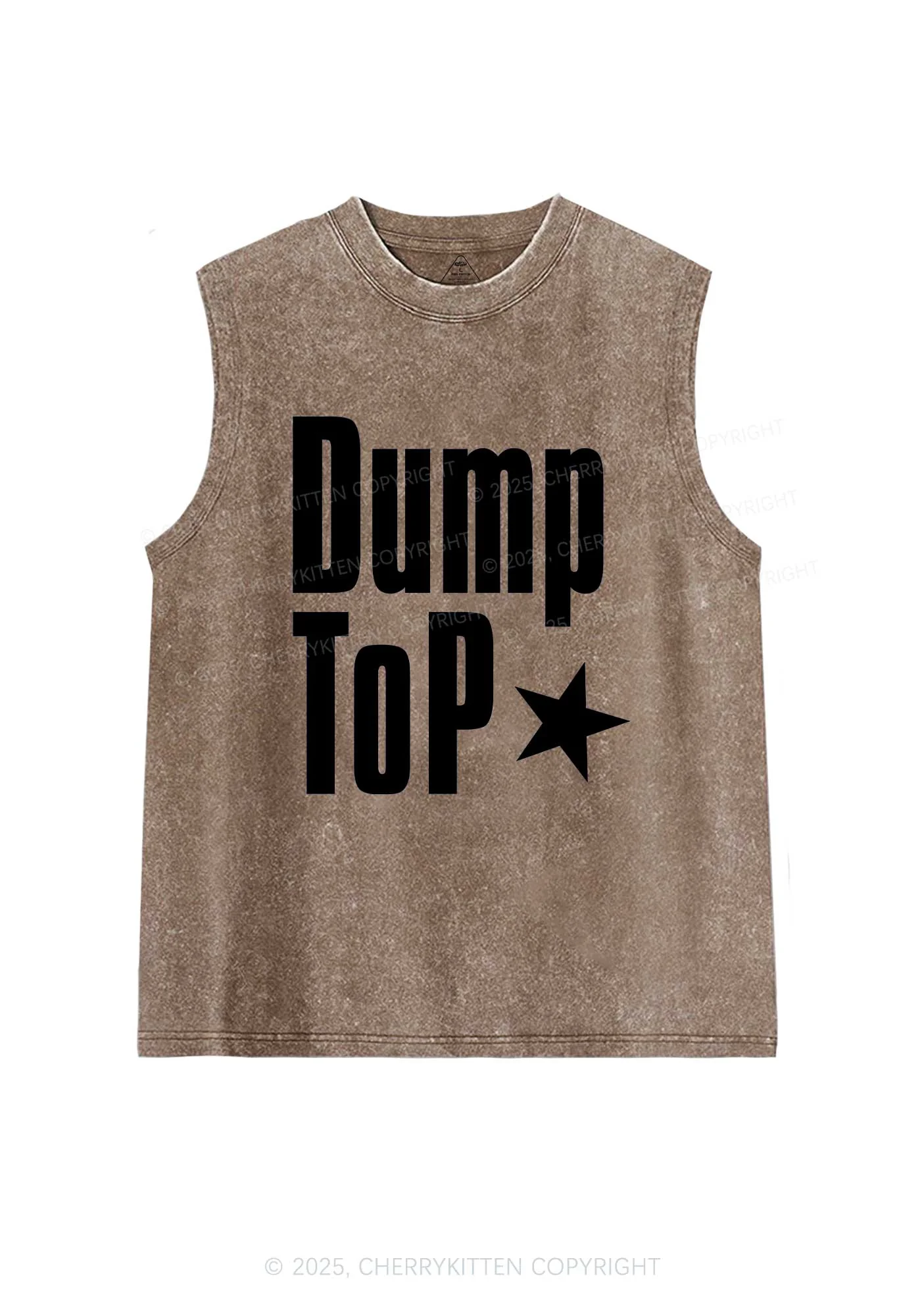 Dump Top Pride Y2K Washed Muscle Tank Cherrykitten - Image 6