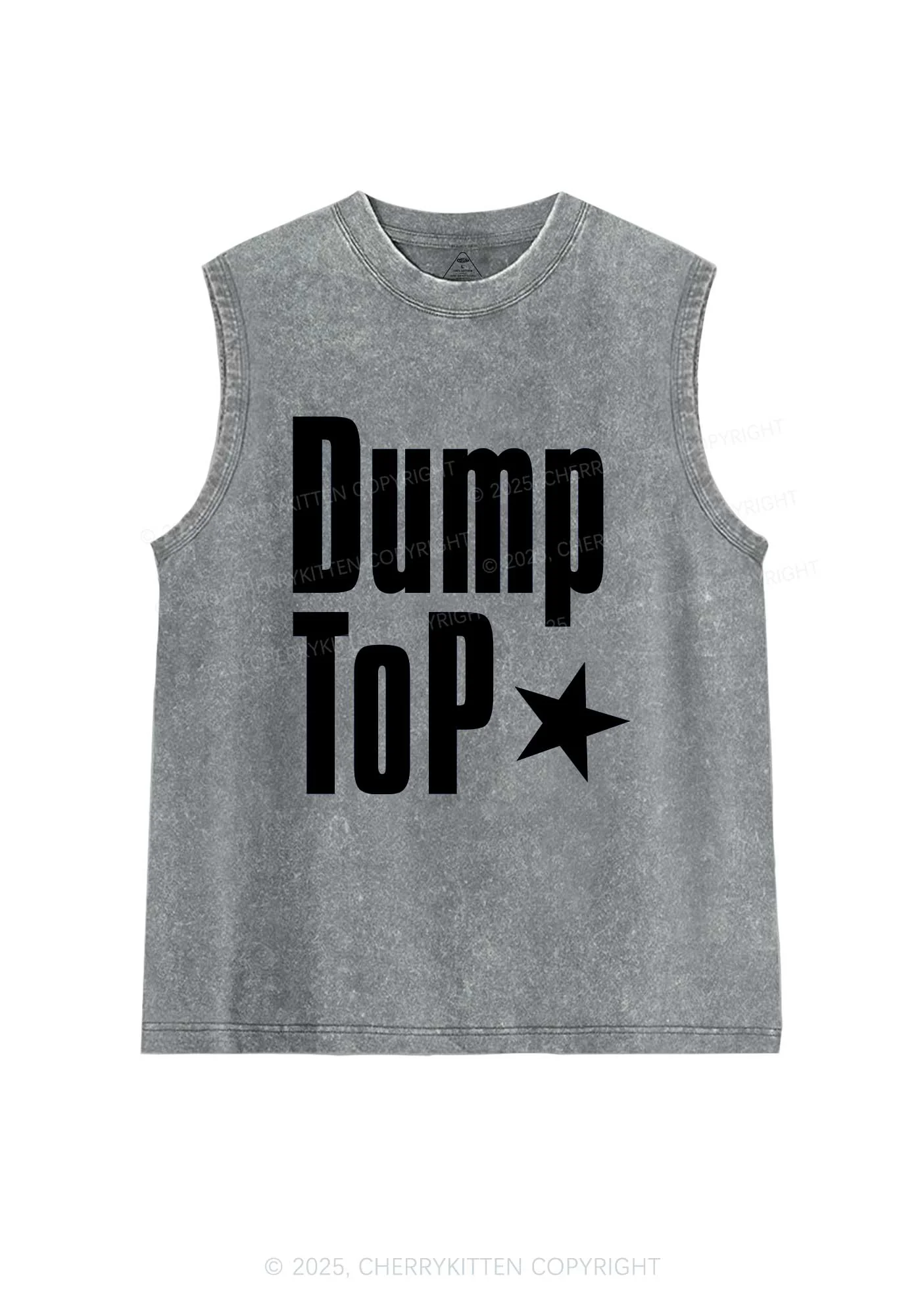 Dump Top Pride Y2K Washed Muscle Tank Cherrykitten - Image 7