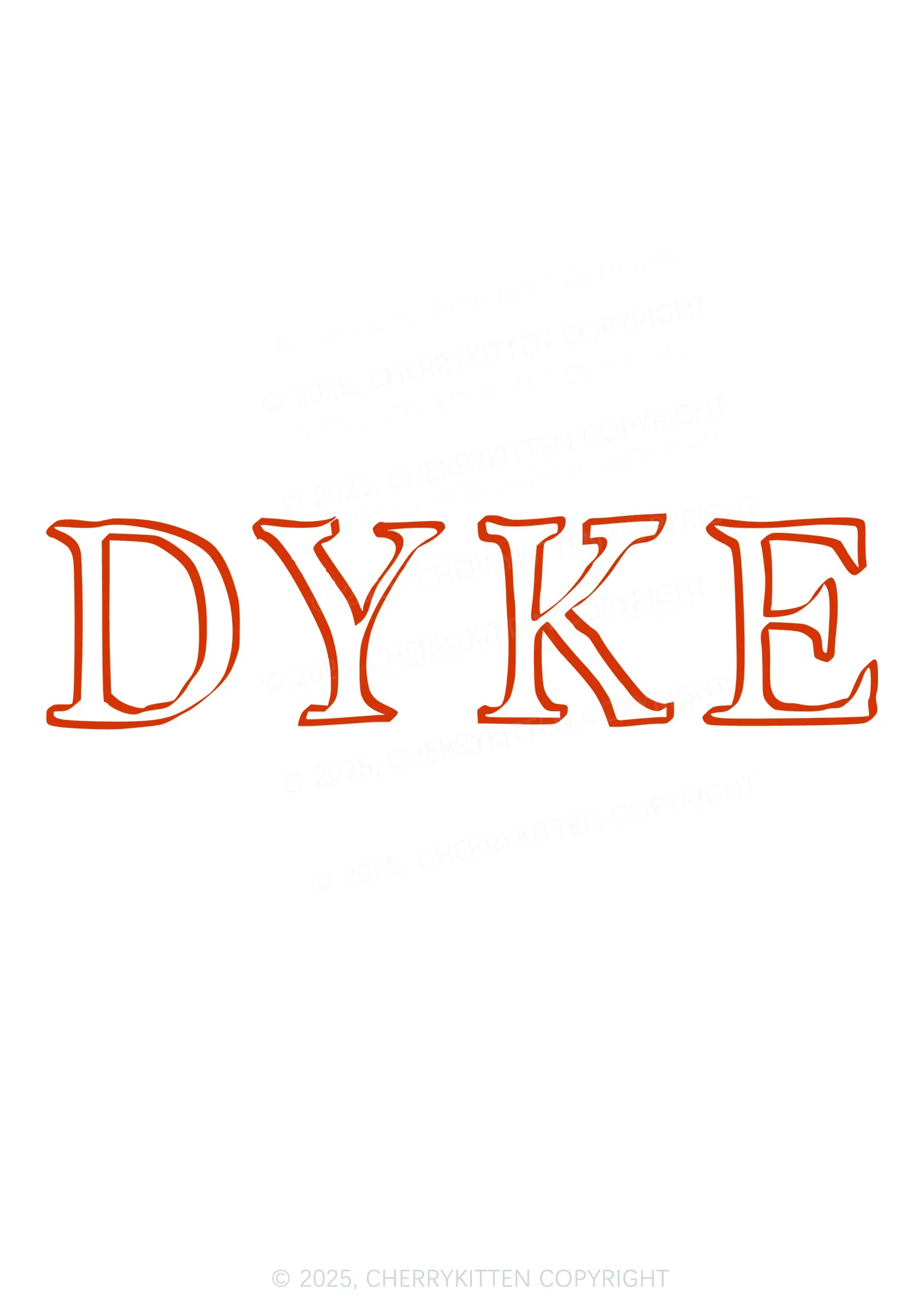DYKE Pride Y2K Bikini String Thong Cherrykitten - Image 2