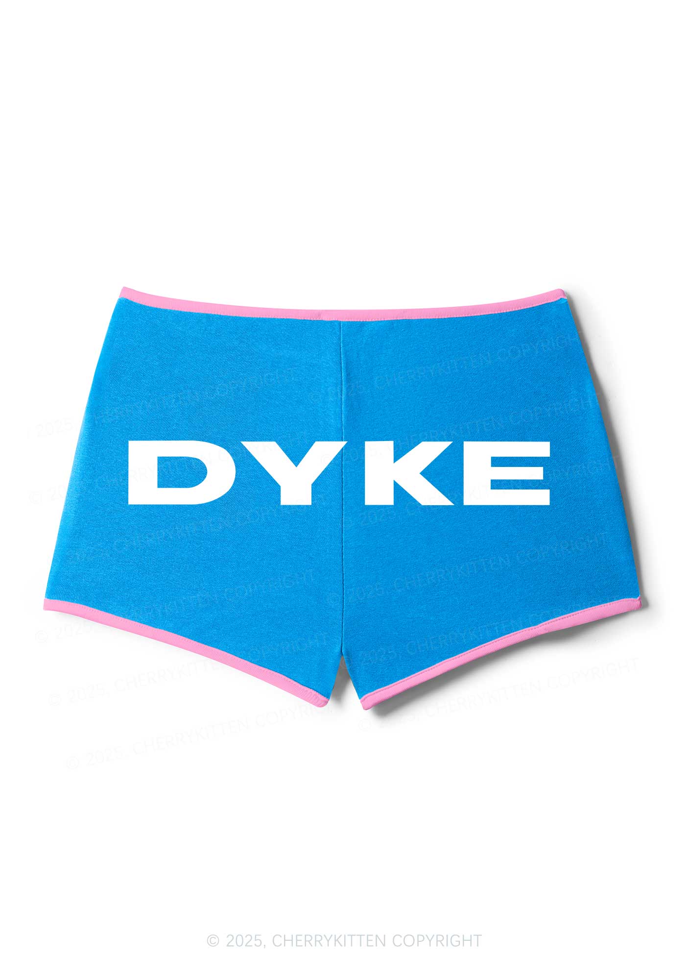 DYKE Pride Y2K Booty Shorts Cherrykitten - Image 4