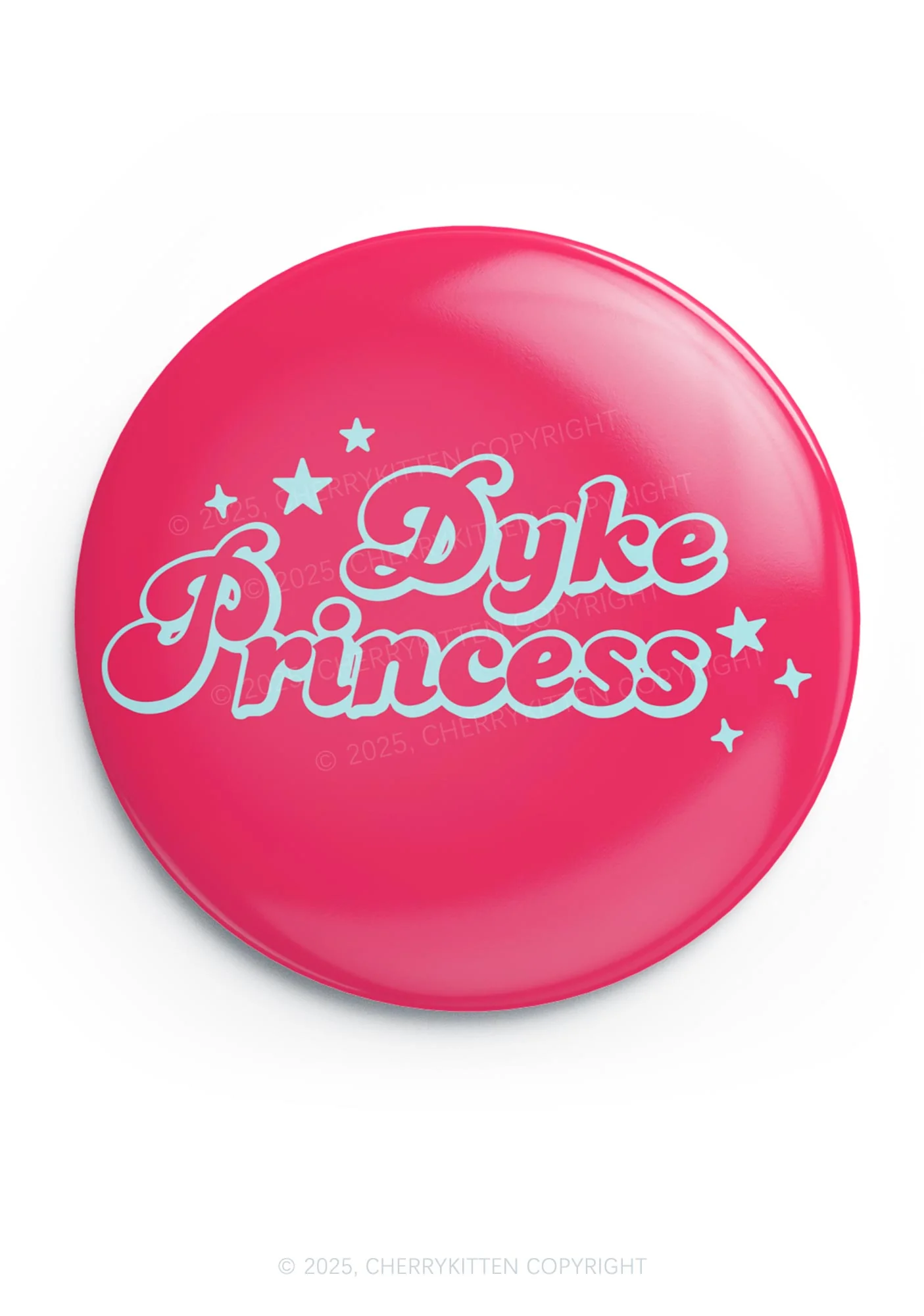 Dyke Princess Pride 1Pc Y2K Pin Badge Cherrykitten - Image 4