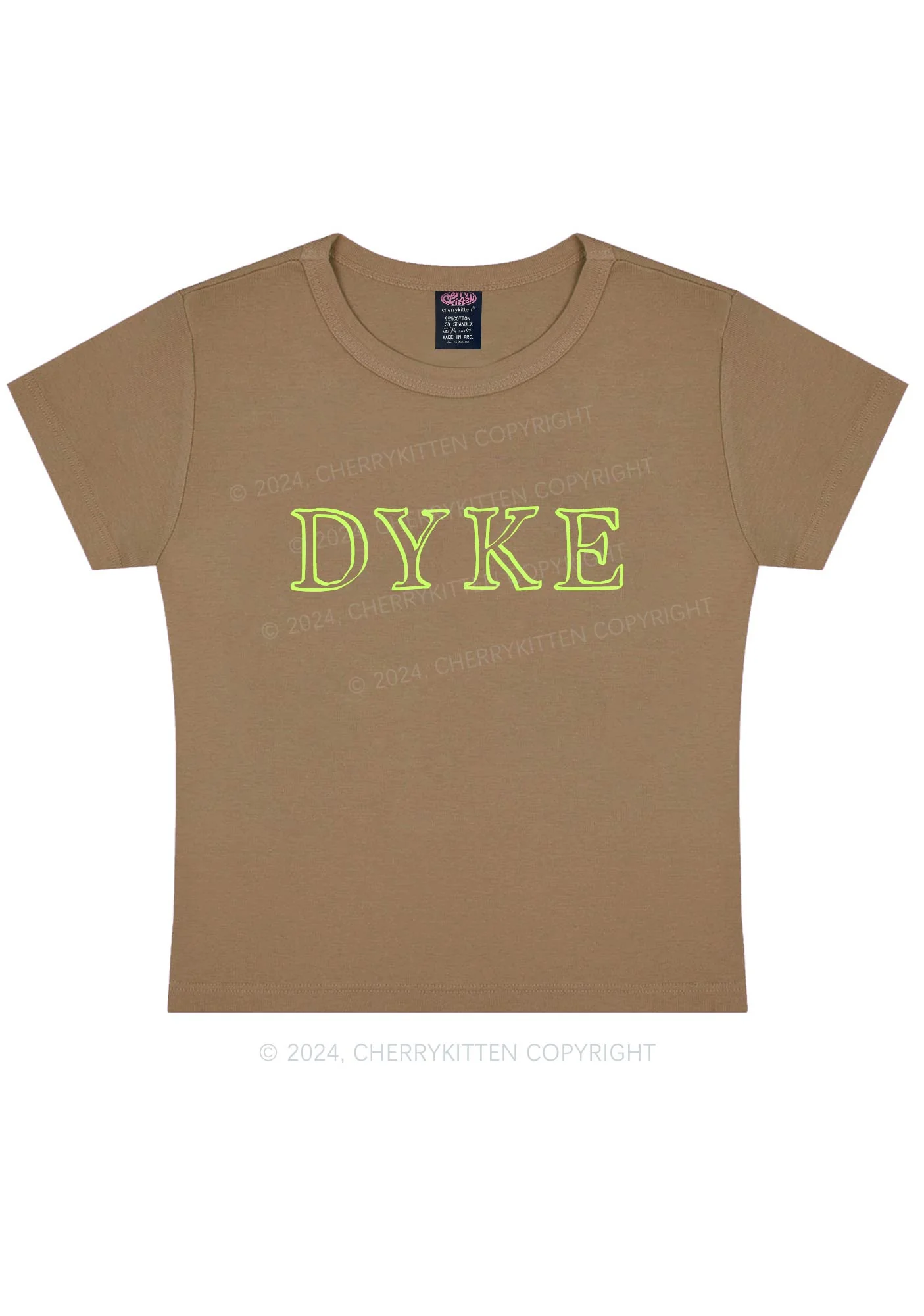 DYKE Y2K Baby Tee Cherrykitten - Image 11