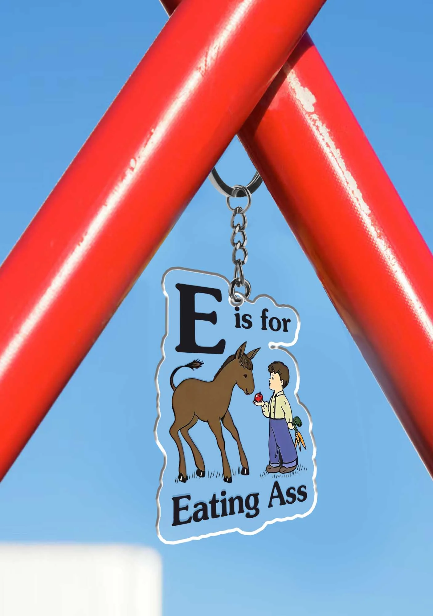 E Is For Eating Axx 1Pc Y2K Keychain Cherrykitten - Image 3