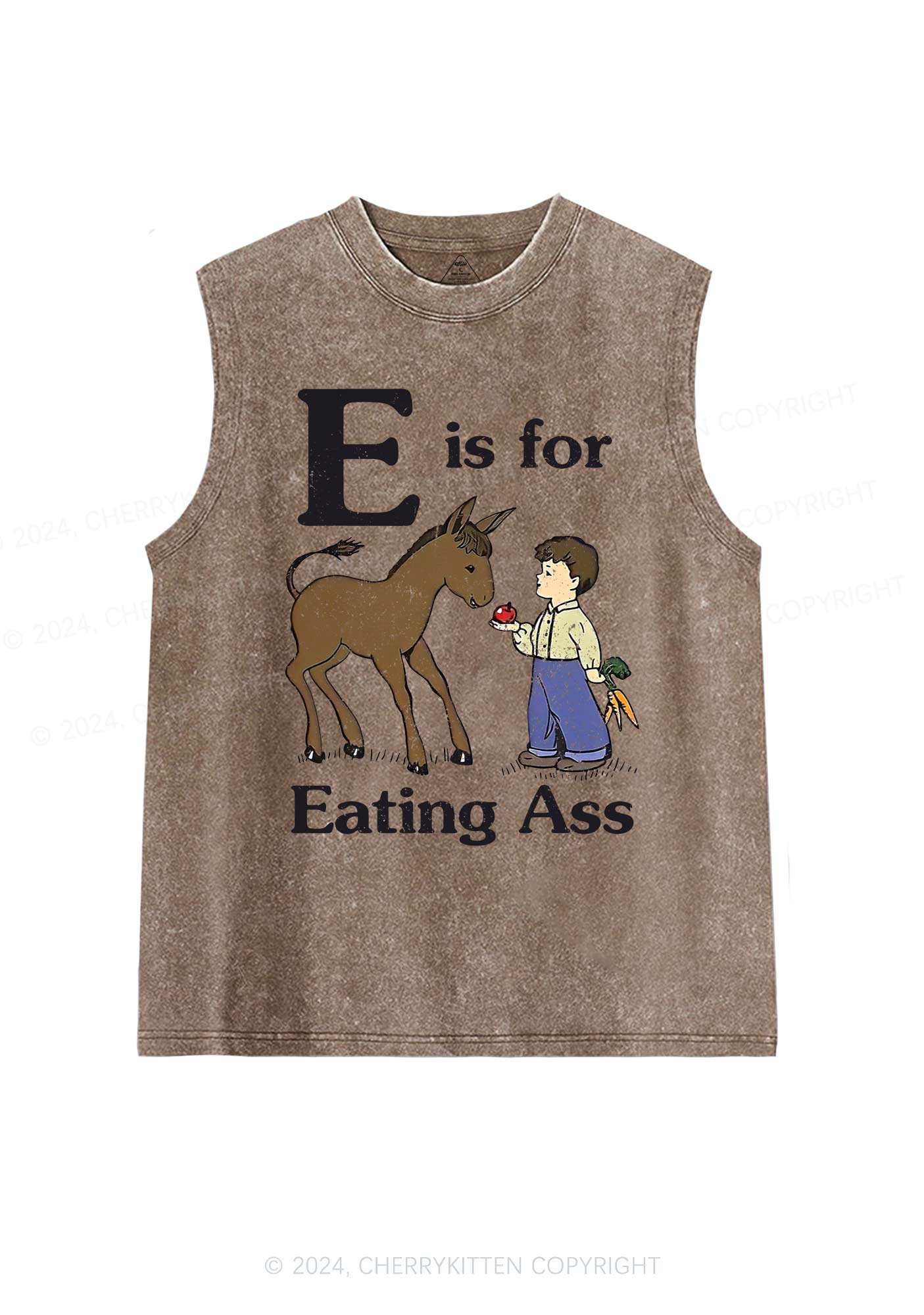 E Is For Eating Axx Y2K Washed Tank Cherrykitten - Image 6