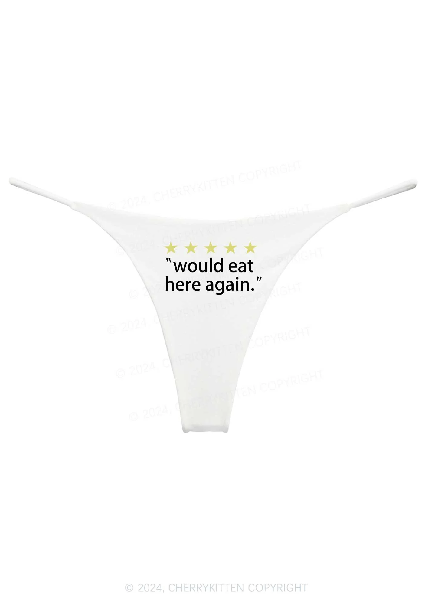 Eat Here Again Y2K Bikini String Thong Cherrykitten - Image 6