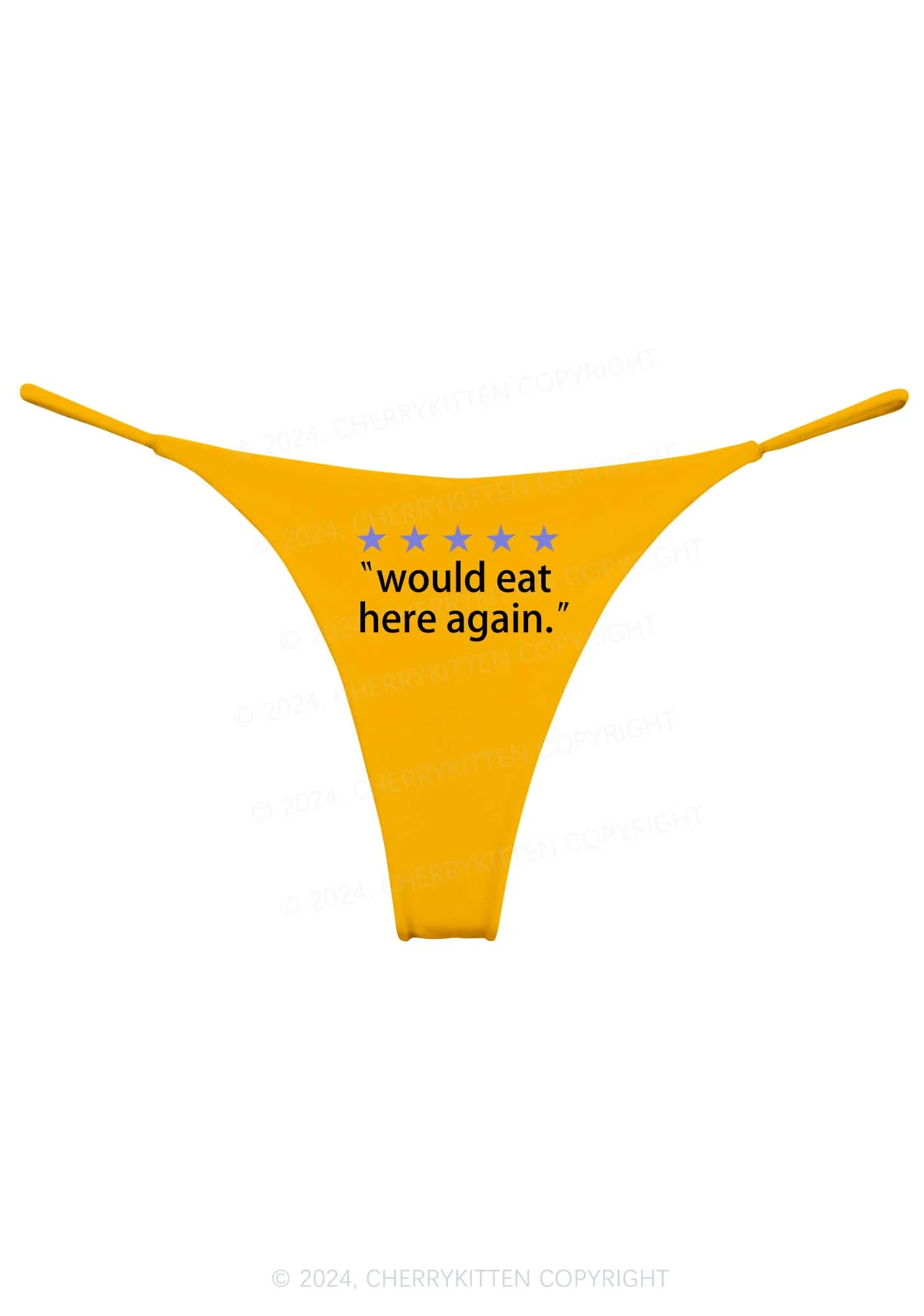 Eat Here Again Y2K Bikini String Thong Cherrykitten - Image 8