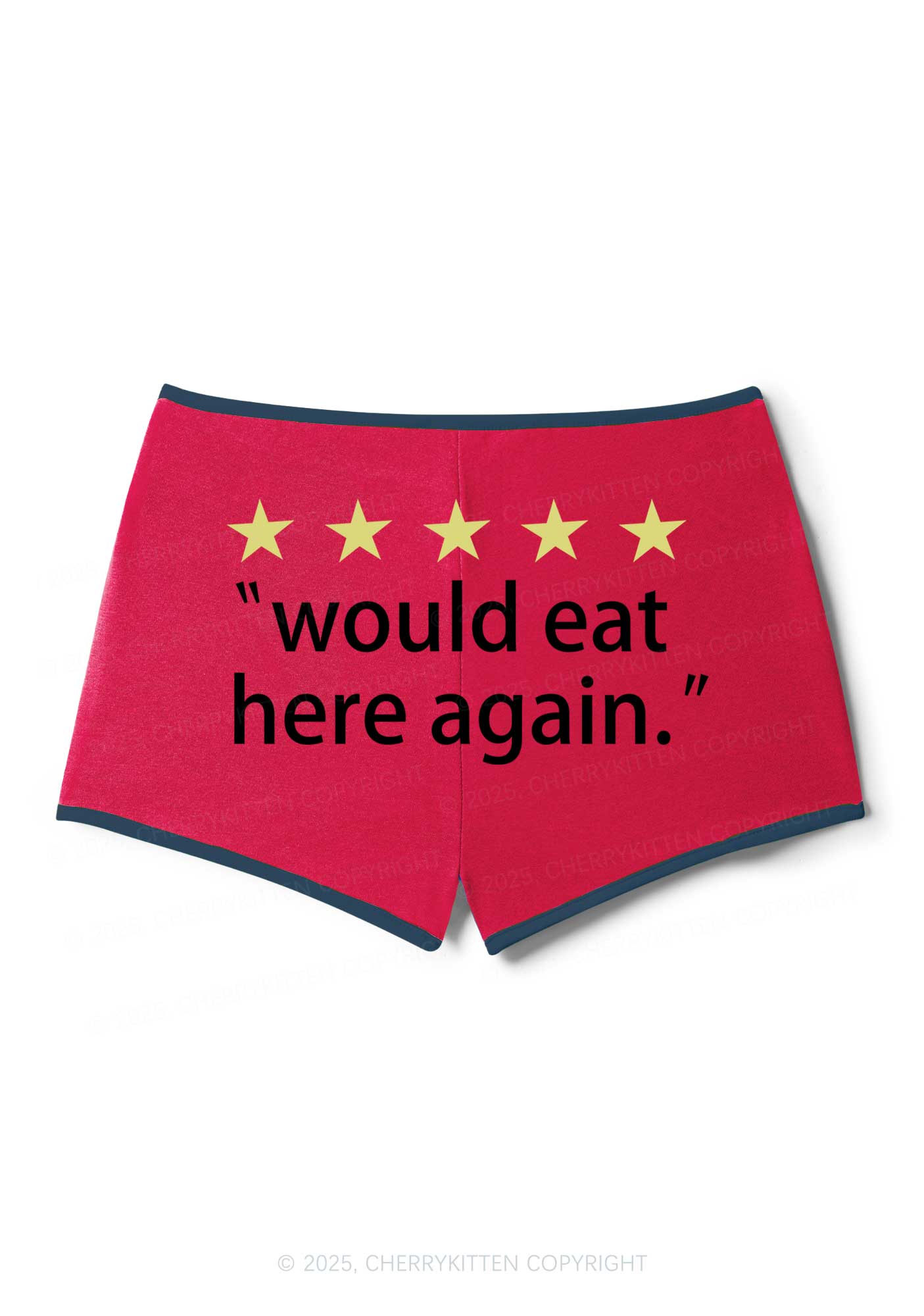 Eat Here Again Y2K Booty Shorts Cherrykitten - Image 3