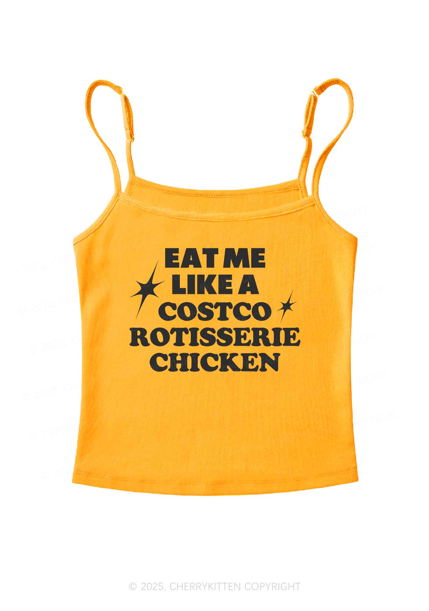 Eat Me Like Chicken Y2K Spaghetti Strap Cami Cherrykitten - Image 7