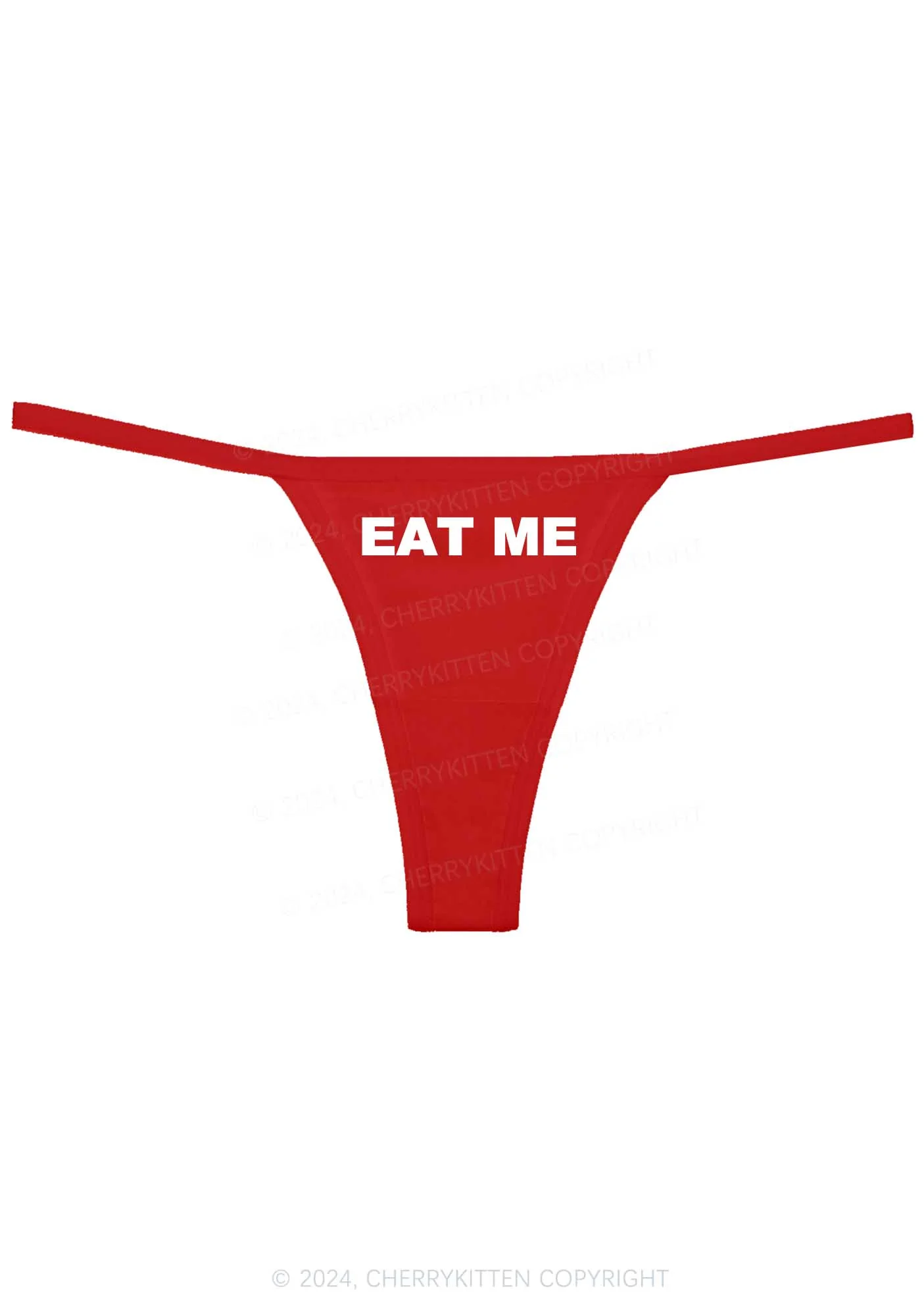 Eat Me Y2K Flat String Thong Cherrykitten - Image 5