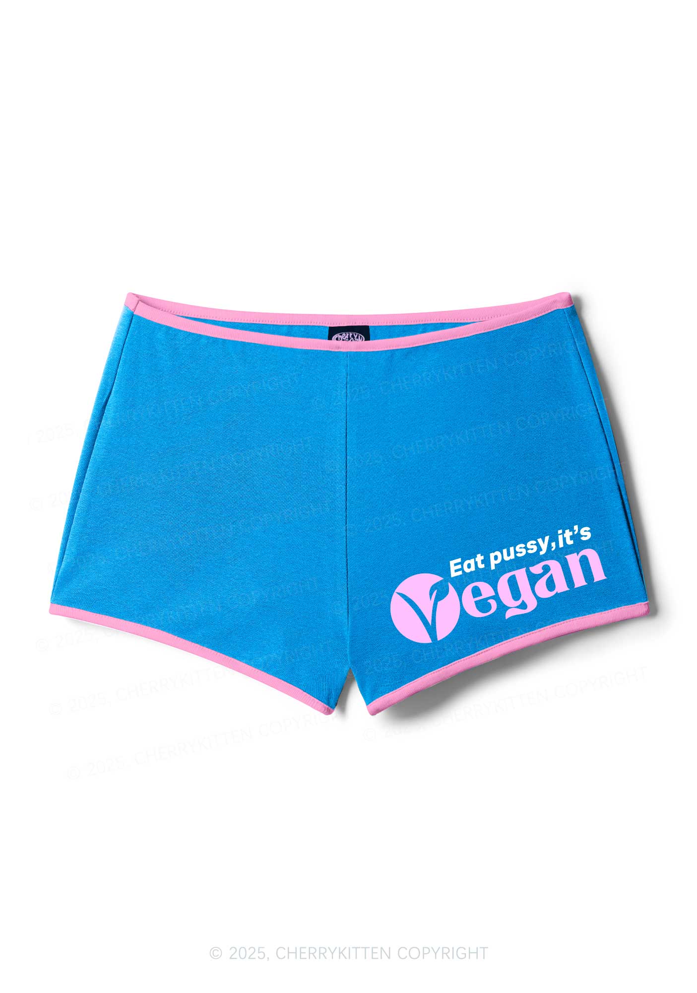 Eat Puxxy Its Vegan Y2K Booty Shorts Cherrykitten - Image 4