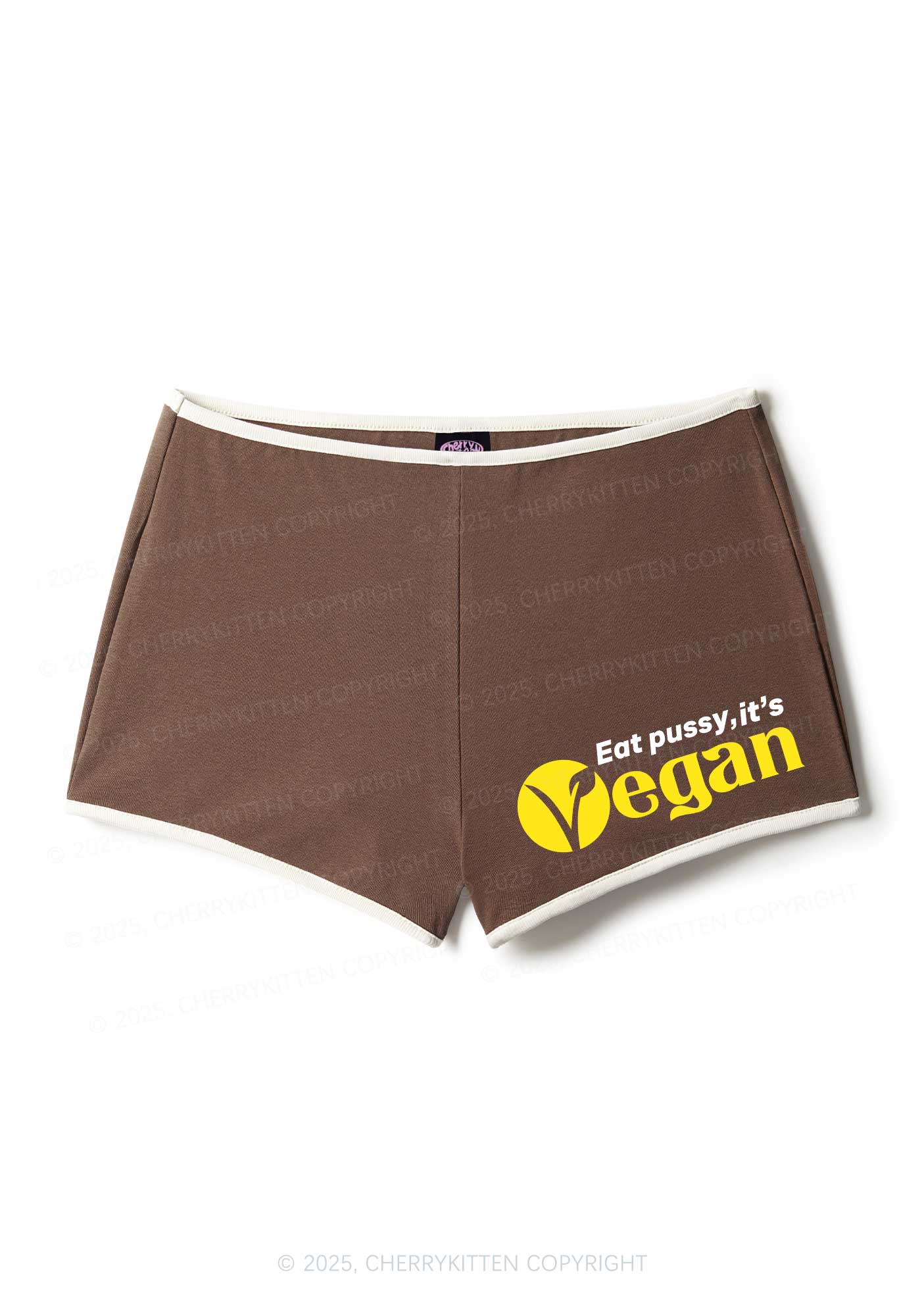 Eat Puxxy Its Vegan Y2K Booty Shorts Cherrykitten - Image 5